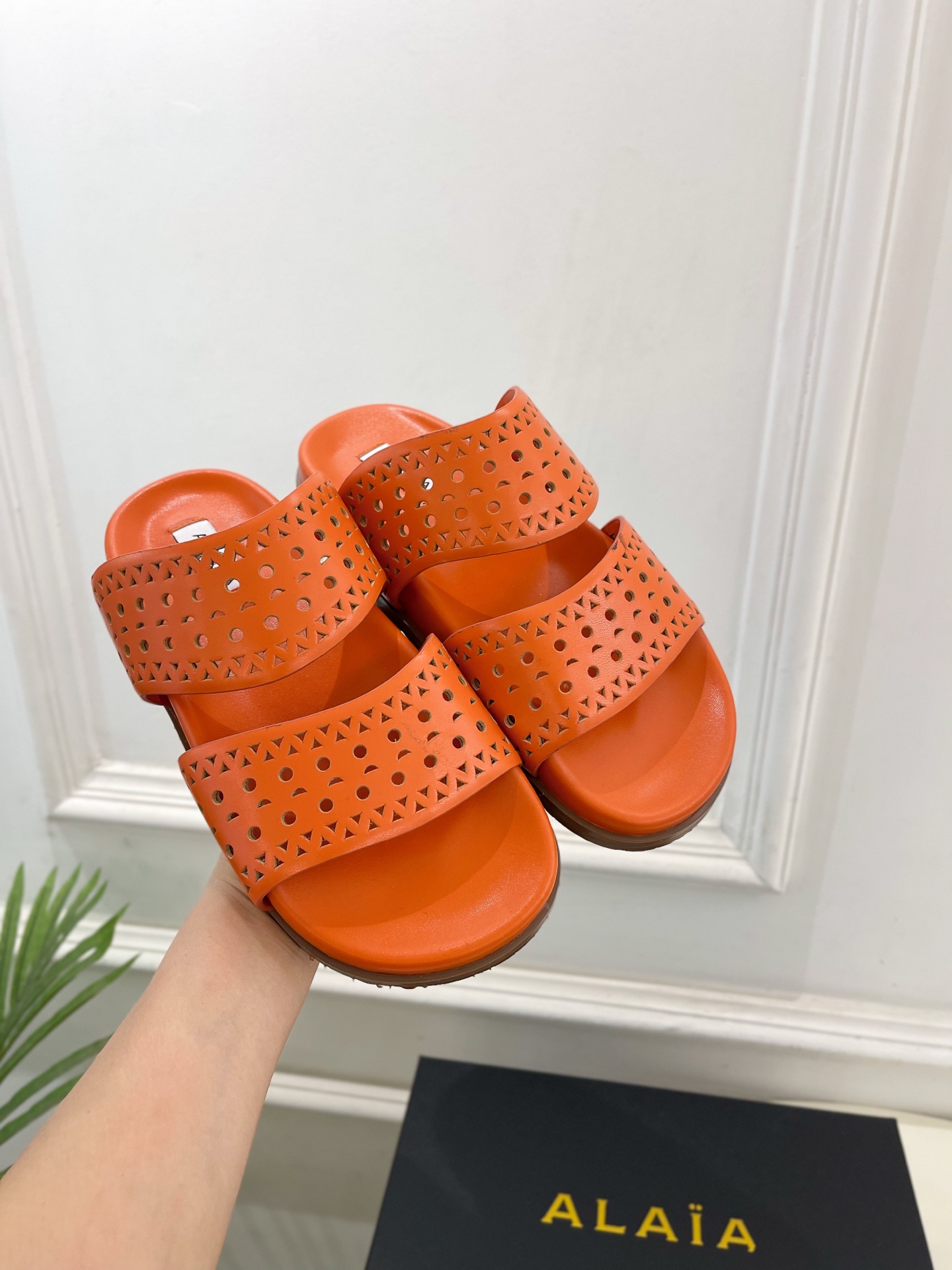 ALAÏA 阿莱亚25SS春夏新品 镂空休闲平底鞋
—————————
Alaïa作为这两年最受欢迎的鬼