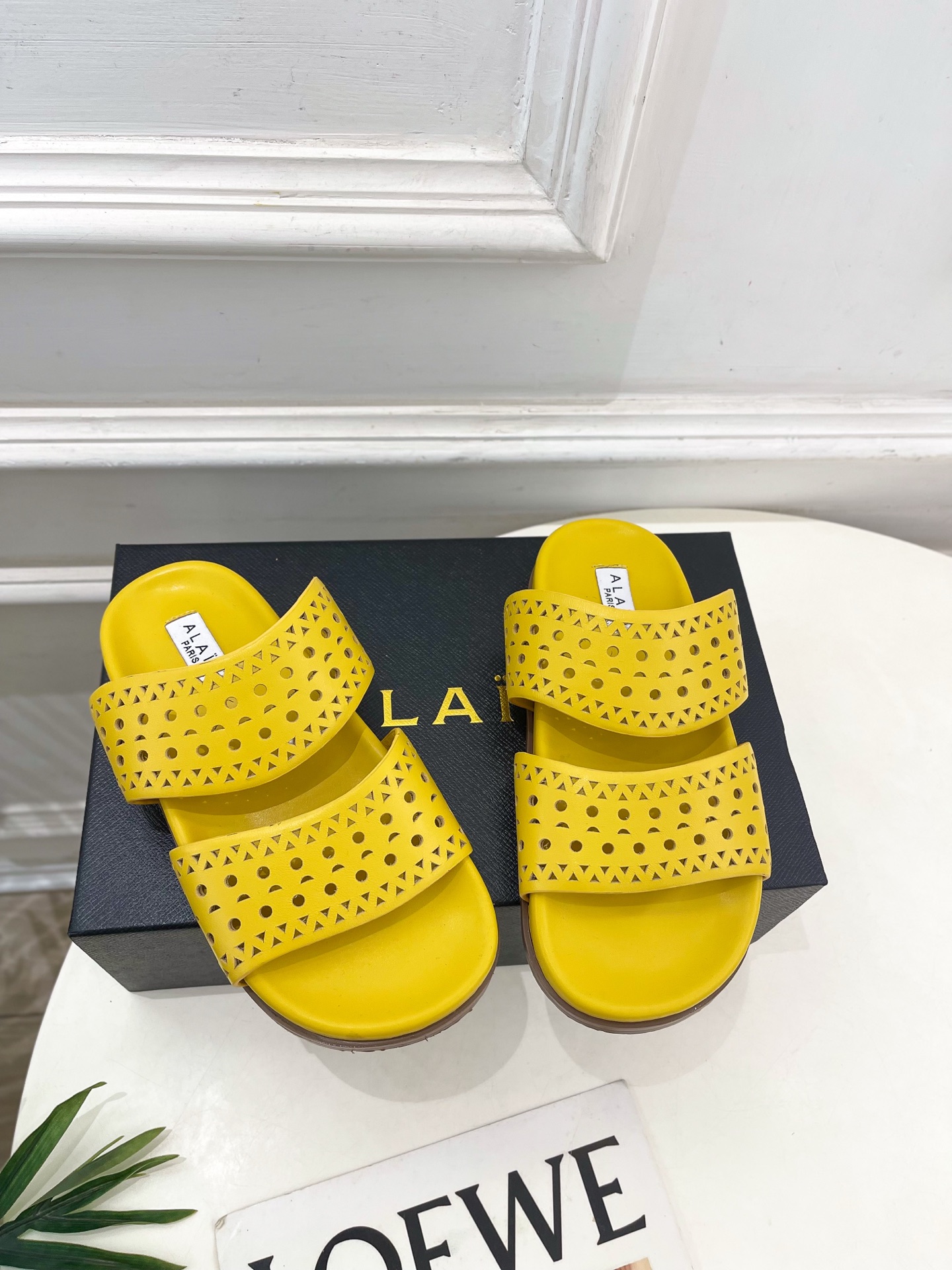 ALAÏA 阿莱亚25SS春夏新品 镂空休闲平底鞋
—————————
Alaïa作为这两年最受欢迎的鬼