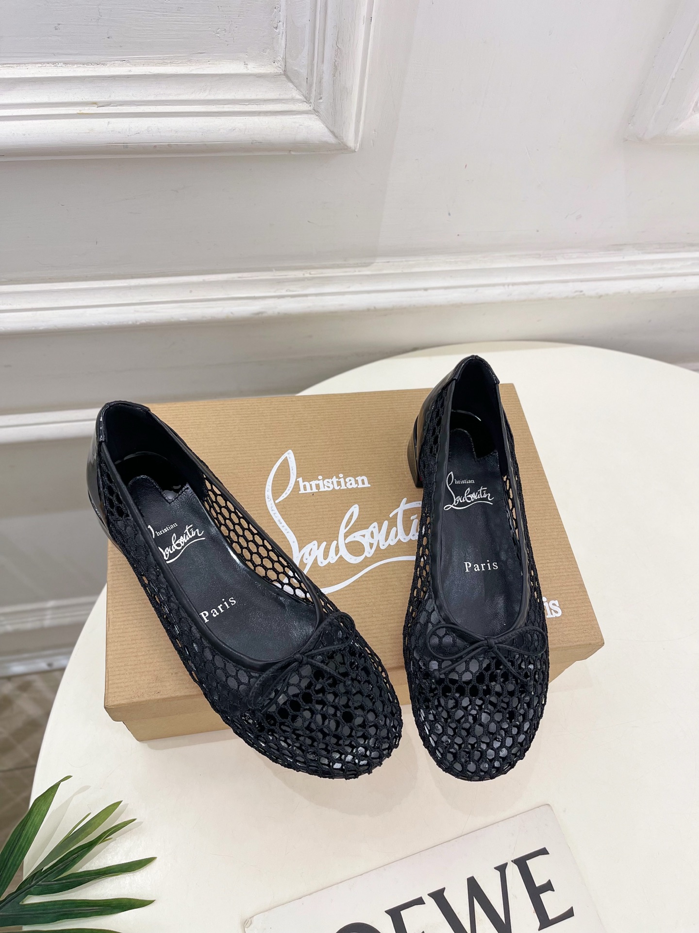 Christian Louboutin路铂廷CL 红底鞋 25ss最新网面芭蕾舞鞋系列，魅惑华丽的✨顶级