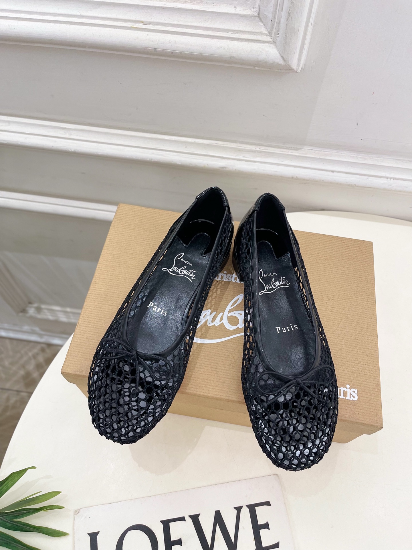 Christian Louboutin路铂廷CL 红底鞋 25ss最新网面芭蕾舞鞋系列，魅惑华丽的✨顶级