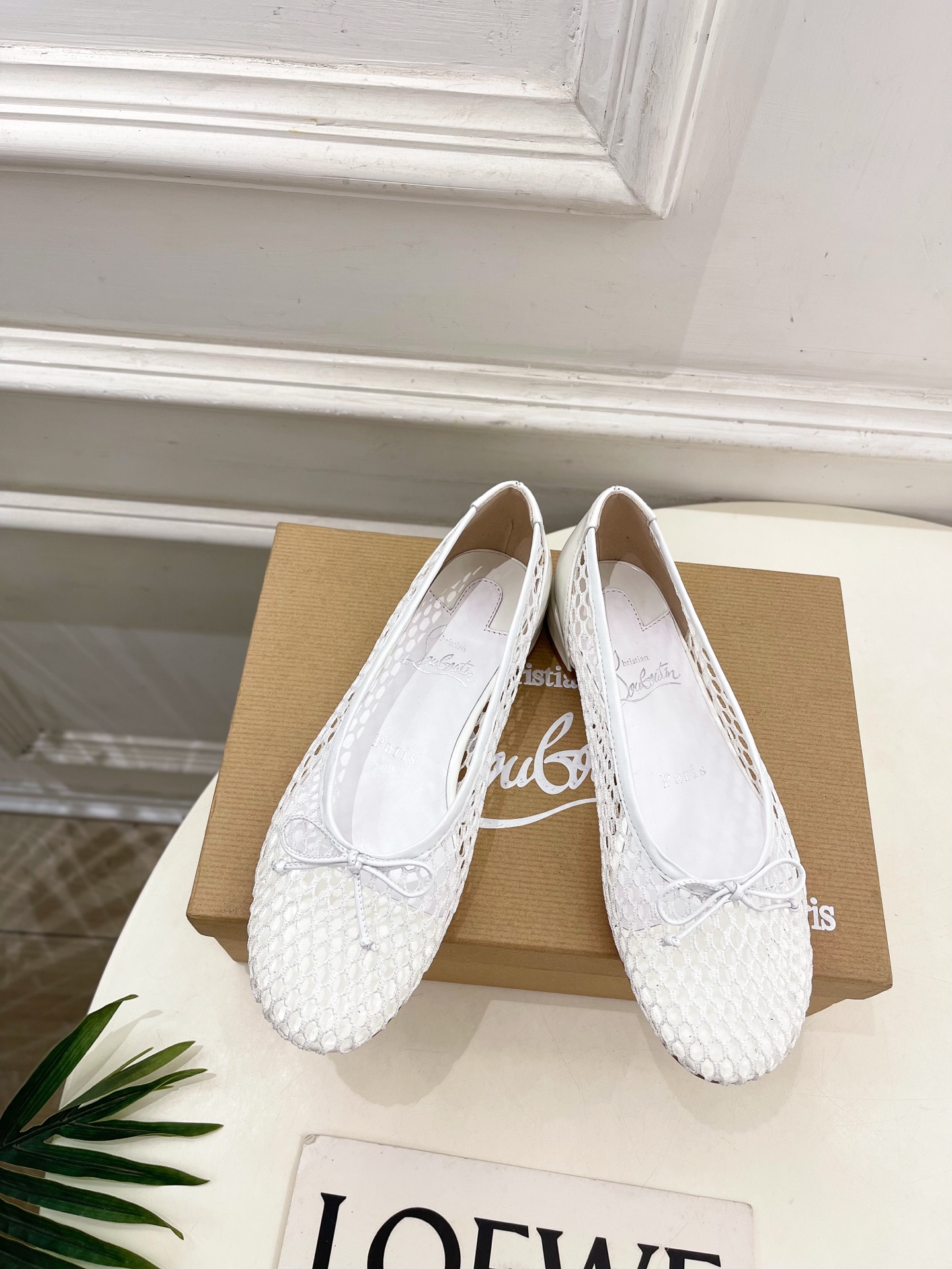 Christian Louboutin路铂廷CL 红底鞋 25ss最新网面芭蕾舞鞋系列，魅惑华丽的✨顶级