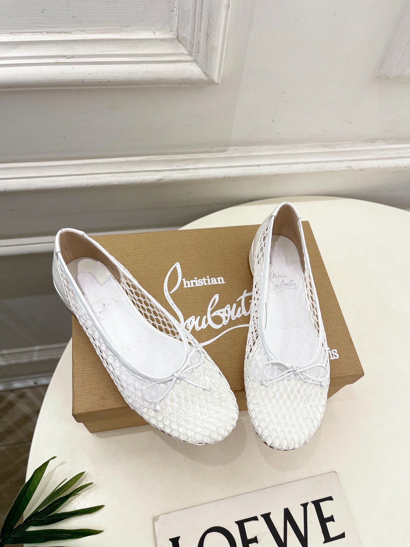 Christian Louboutin路铂廷CL 红底鞋 25ss最新网面芭蕾舞鞋系列，魅惑华丽的✨顶级