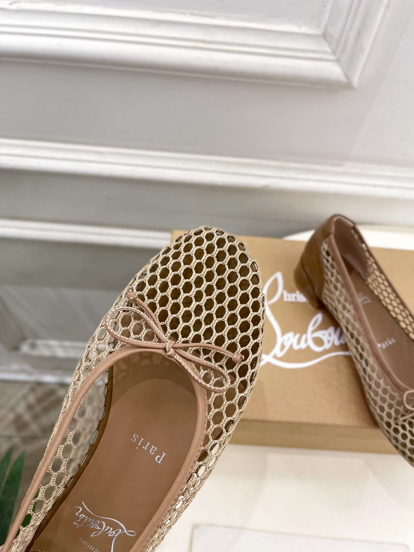 Christian Louboutin路铂廷CL 红底鞋 25ss最新网面芭蕾舞鞋系列，魅惑华丽的✨顶级