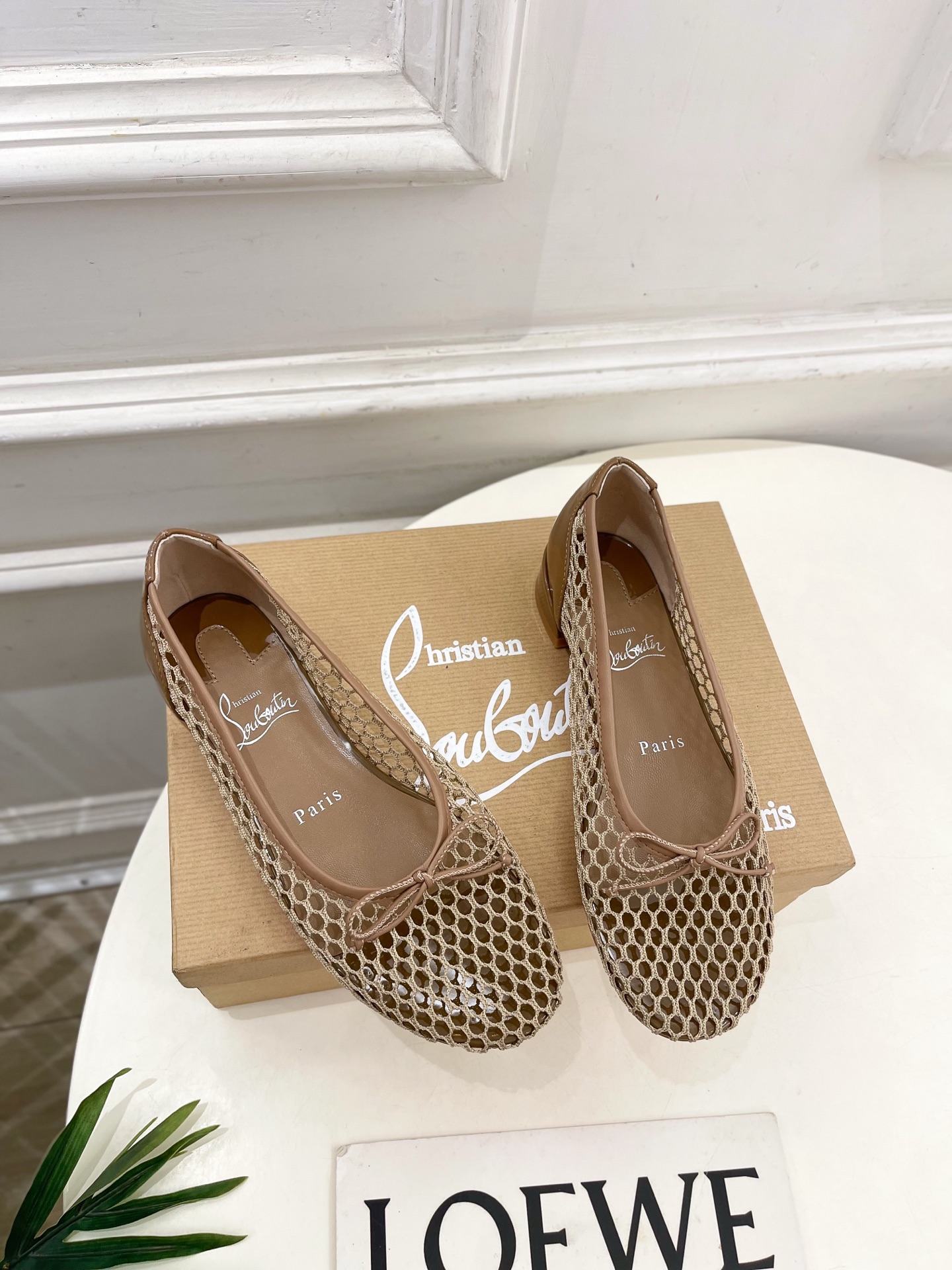Christian Louboutin路铂廷CL 红底鞋 25ss最新网面芭蕾舞鞋系列，魅惑华丽的✨顶级