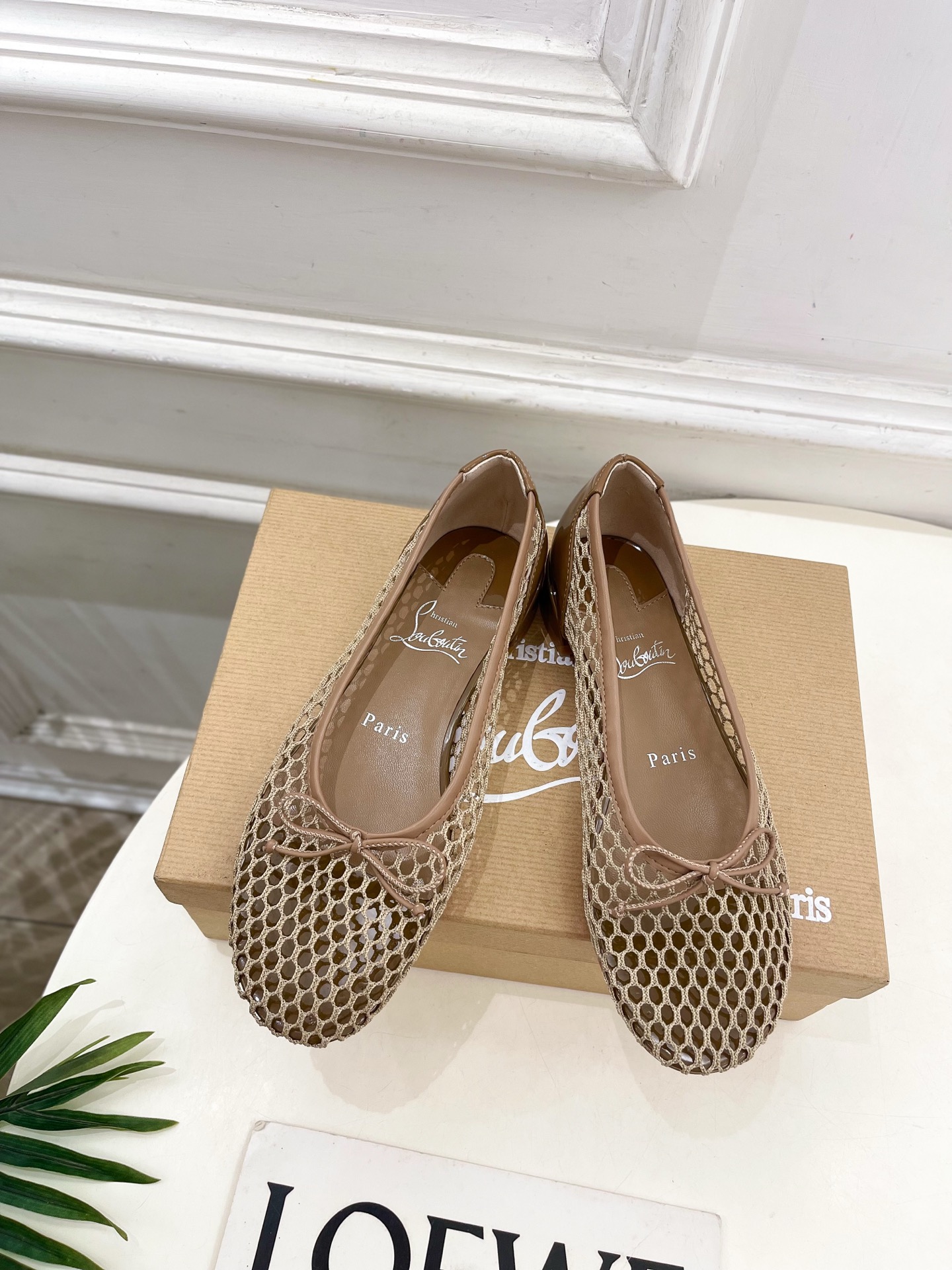Christian Louboutin路铂廷CL 红底鞋 25ss最新网面芭蕾舞鞋系列，魅惑华丽的✨顶级