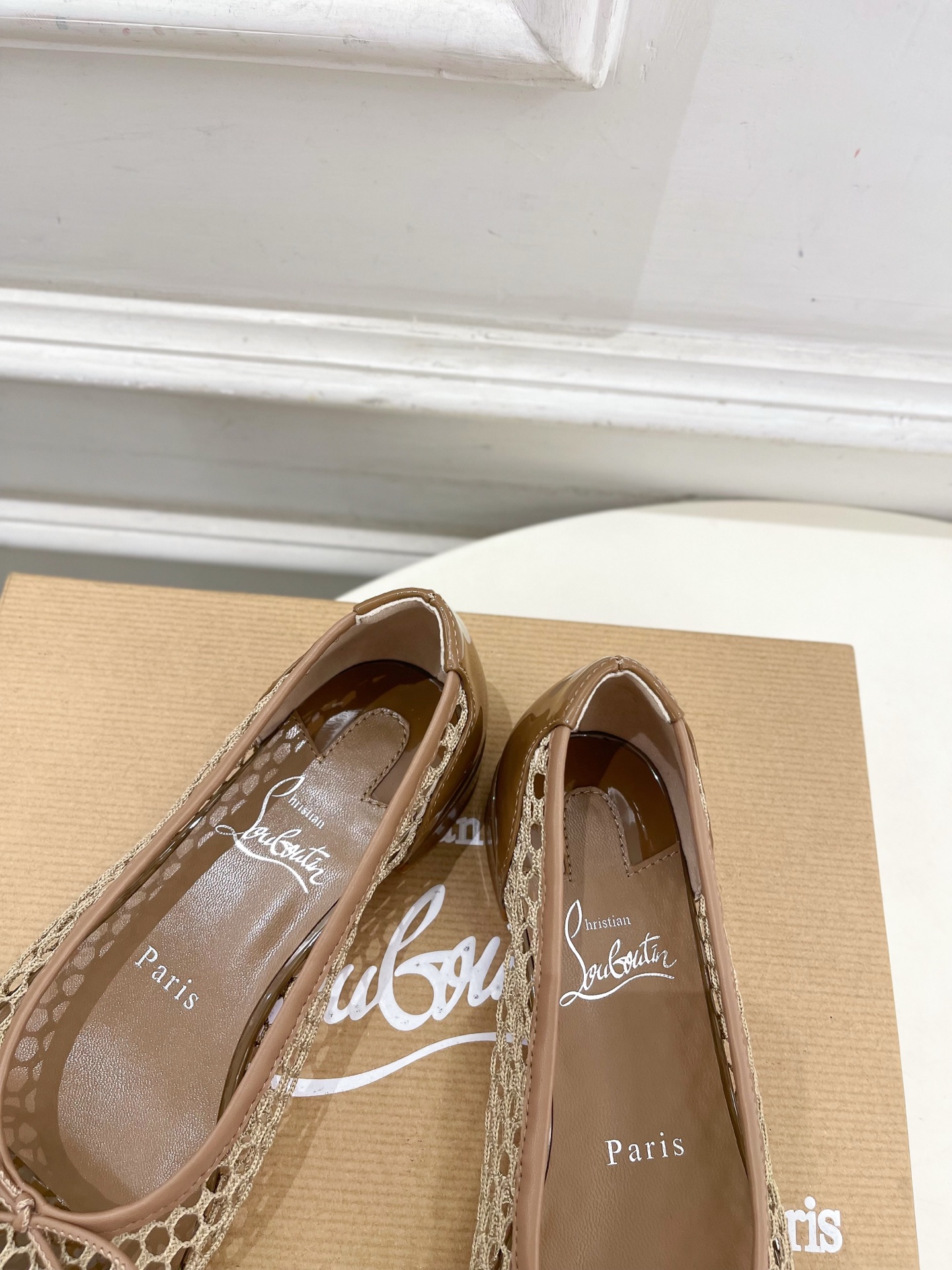 Christian Louboutin路铂廷CL 红底鞋 25ss最新网面芭蕾舞鞋系列，魅惑华丽的✨顶级