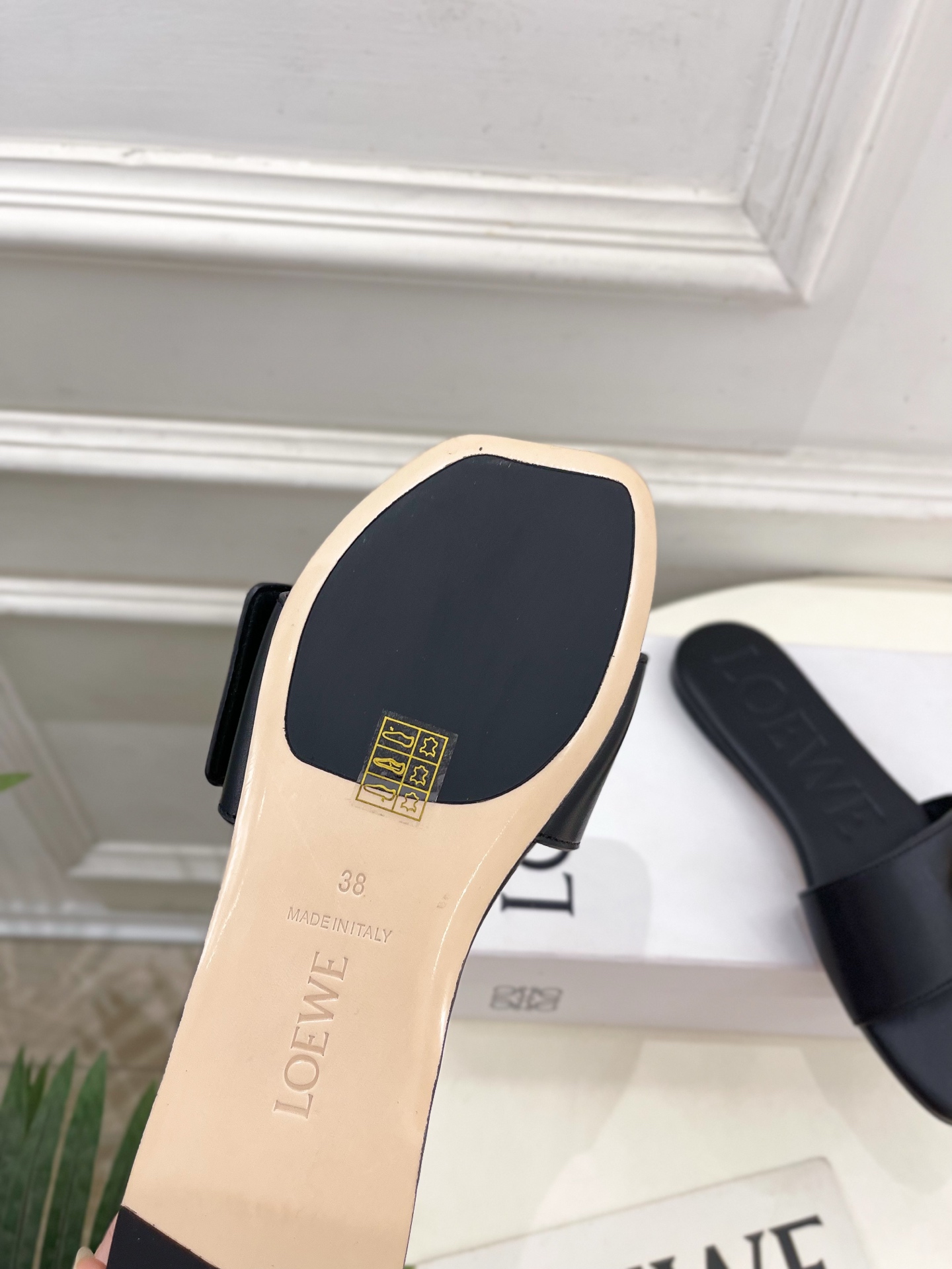 LOEWE 罗意威 2025春夏新品  Petal Anagram法式复古风平底拖鞋
—————————
