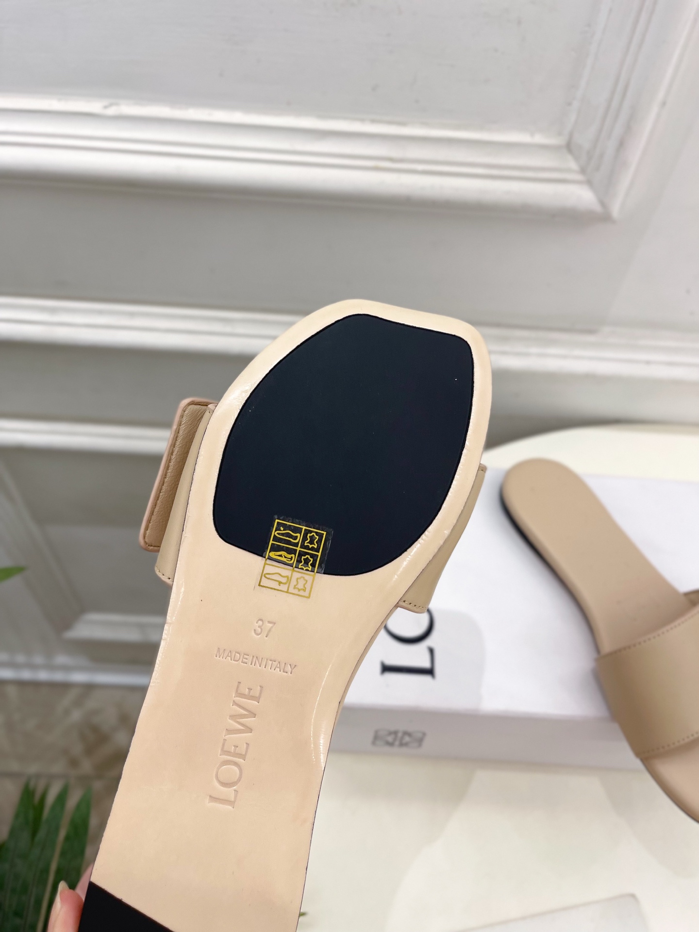 LOEWE 罗意威 2025春夏新品  Petal Anagram法式复古风平底拖鞋
—————————
