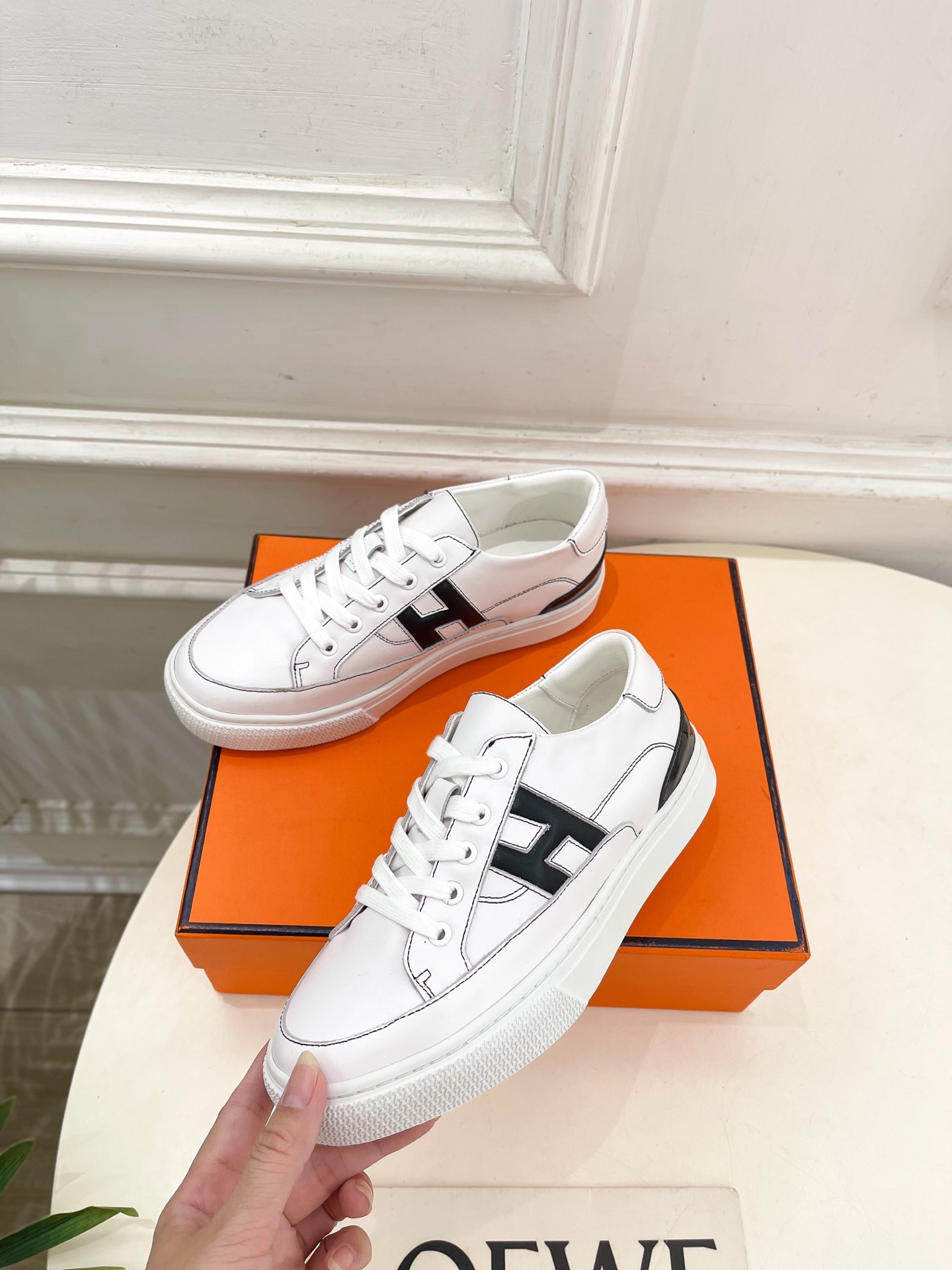 🐎𝐇𝐄𝐑𝐌𝐄* 爱玛仕 25𝐬𝐬 

🌈2025春夏新品 专柜新款  经典H型Deep情侣款运动鞋 复古