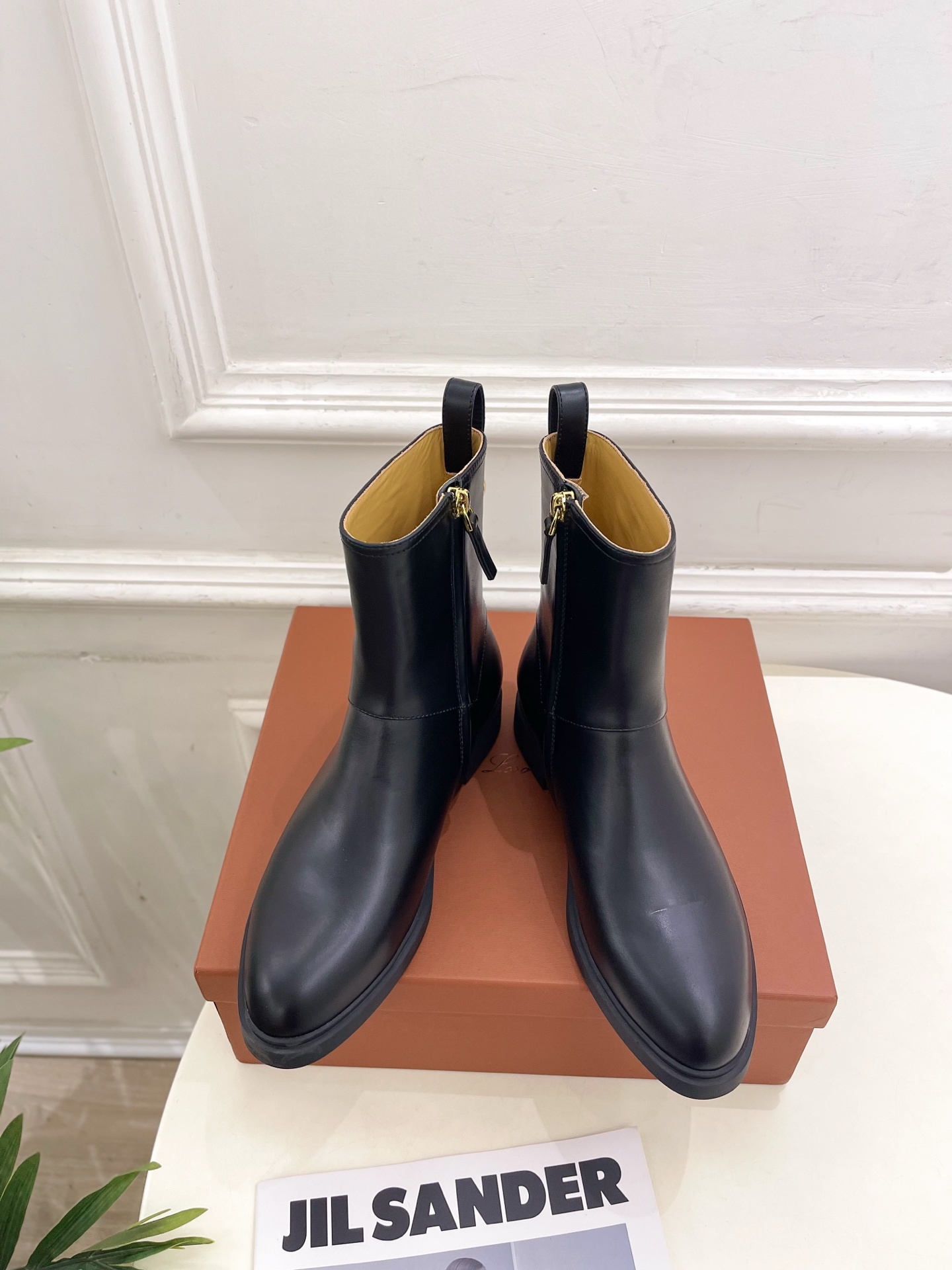 Loro Piana 乐悠翩雅 代购级别⚠️2025秋冬新品 复古简约内拉链短靴—————————