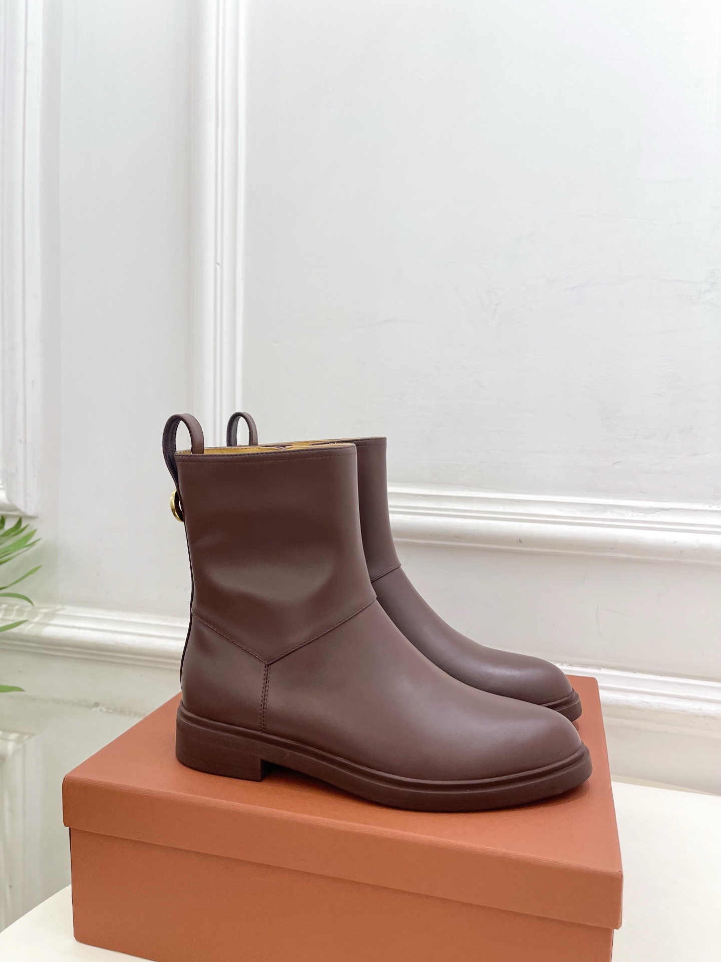 Loro Piana 乐悠翩雅 代购级别⚠️2025秋冬新品 复古简约内拉链短靴—————————