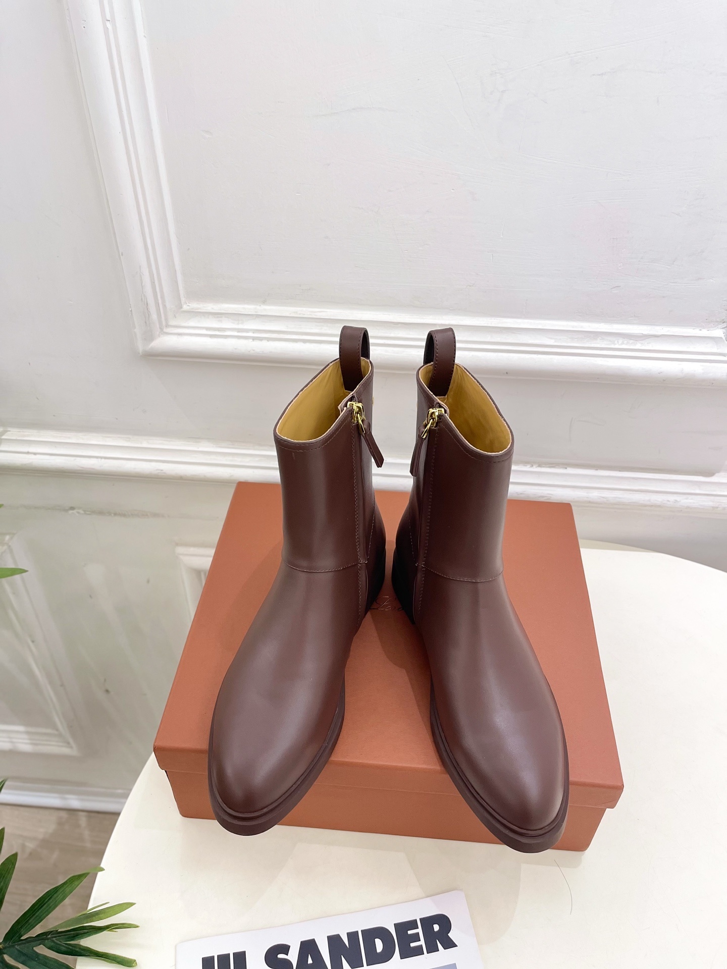Loro Piana 乐悠翩雅 代购级别⚠️2025秋冬新品 复古简约内拉链短靴—————————