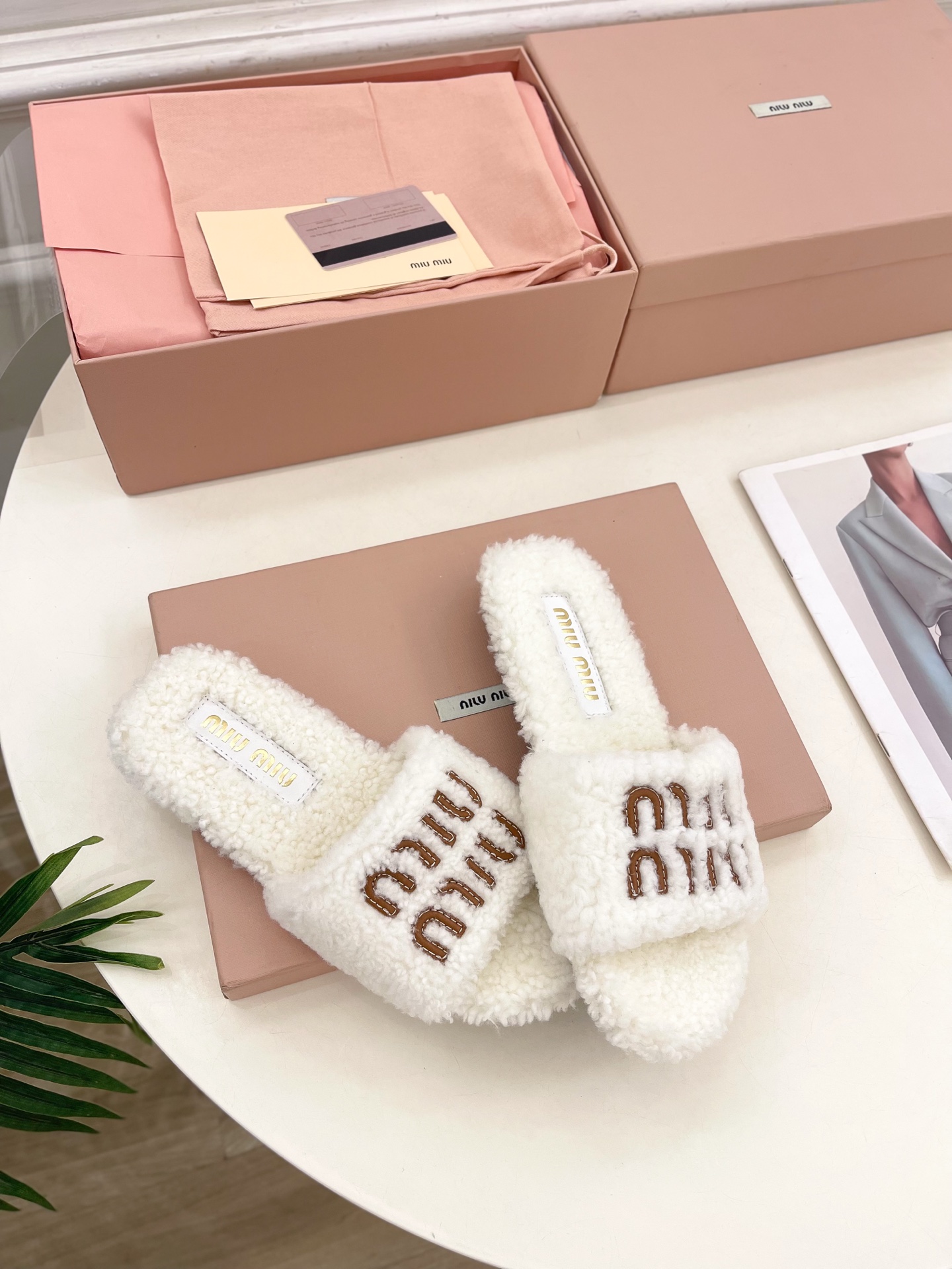 Miu Miu | 缪缪  25𝐬𝐬

🖤2025秋冬新品   专柜主打最新走秀款 经典字母平底毛毛拖鞋