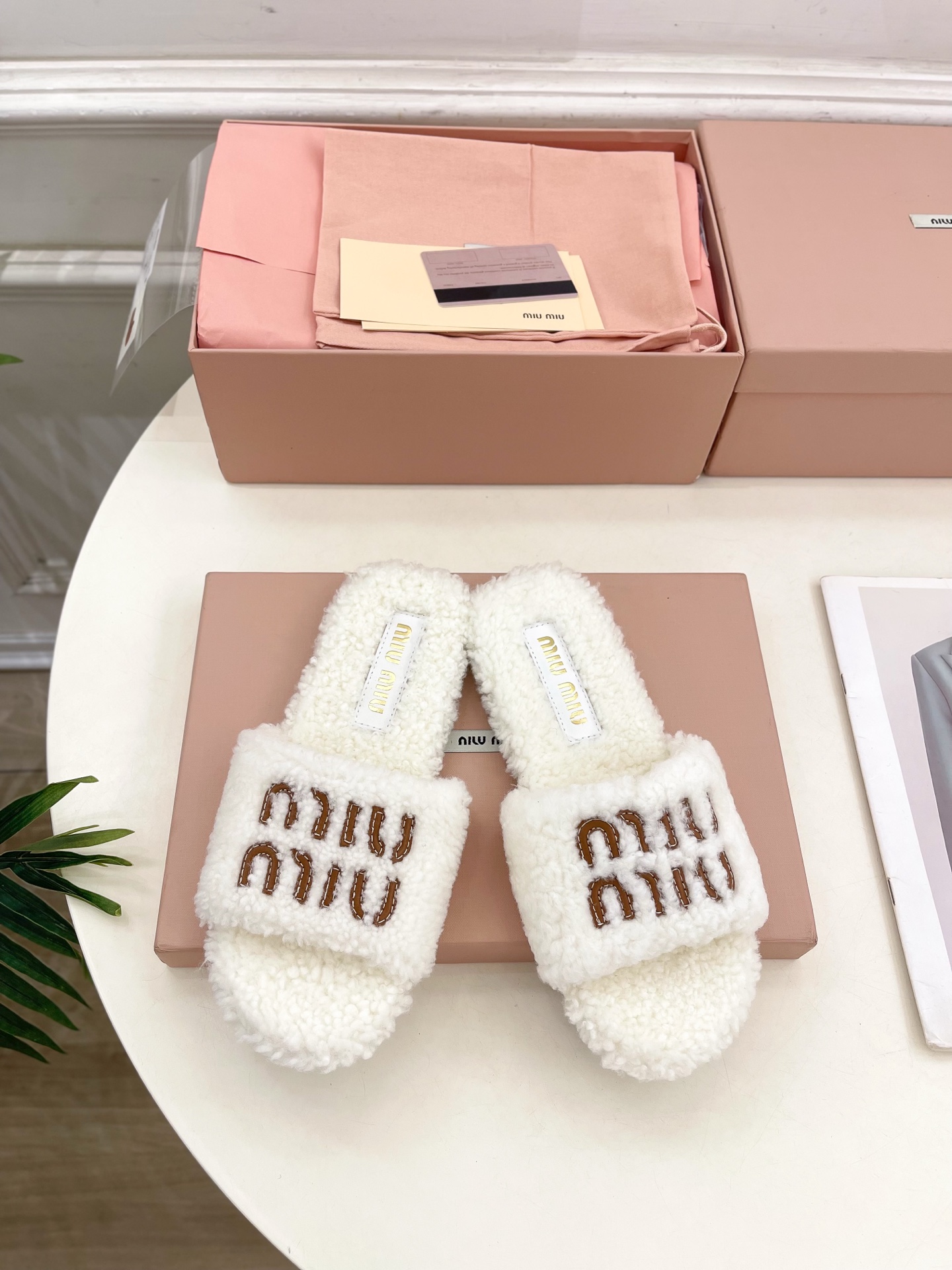 Miu Miu | 缪缪  25𝐬𝐬

🖤2025秋冬新品   专柜主打最新走秀款 经典字母平底毛毛拖鞋