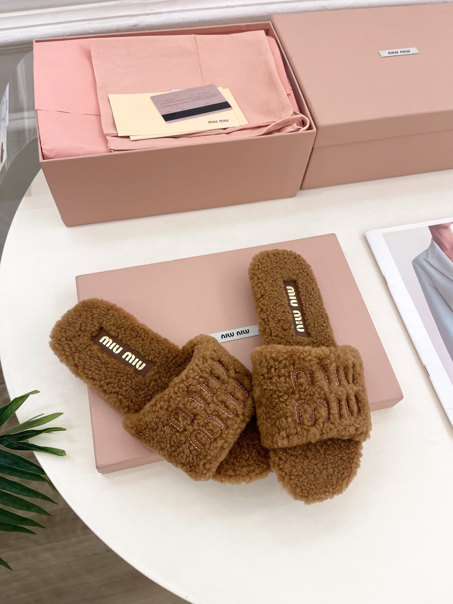 Miu Miu | 缪缪  25𝐬𝐬

🖤2025秋冬新品   专柜主打最新走秀款 经典字母平底毛毛拖鞋