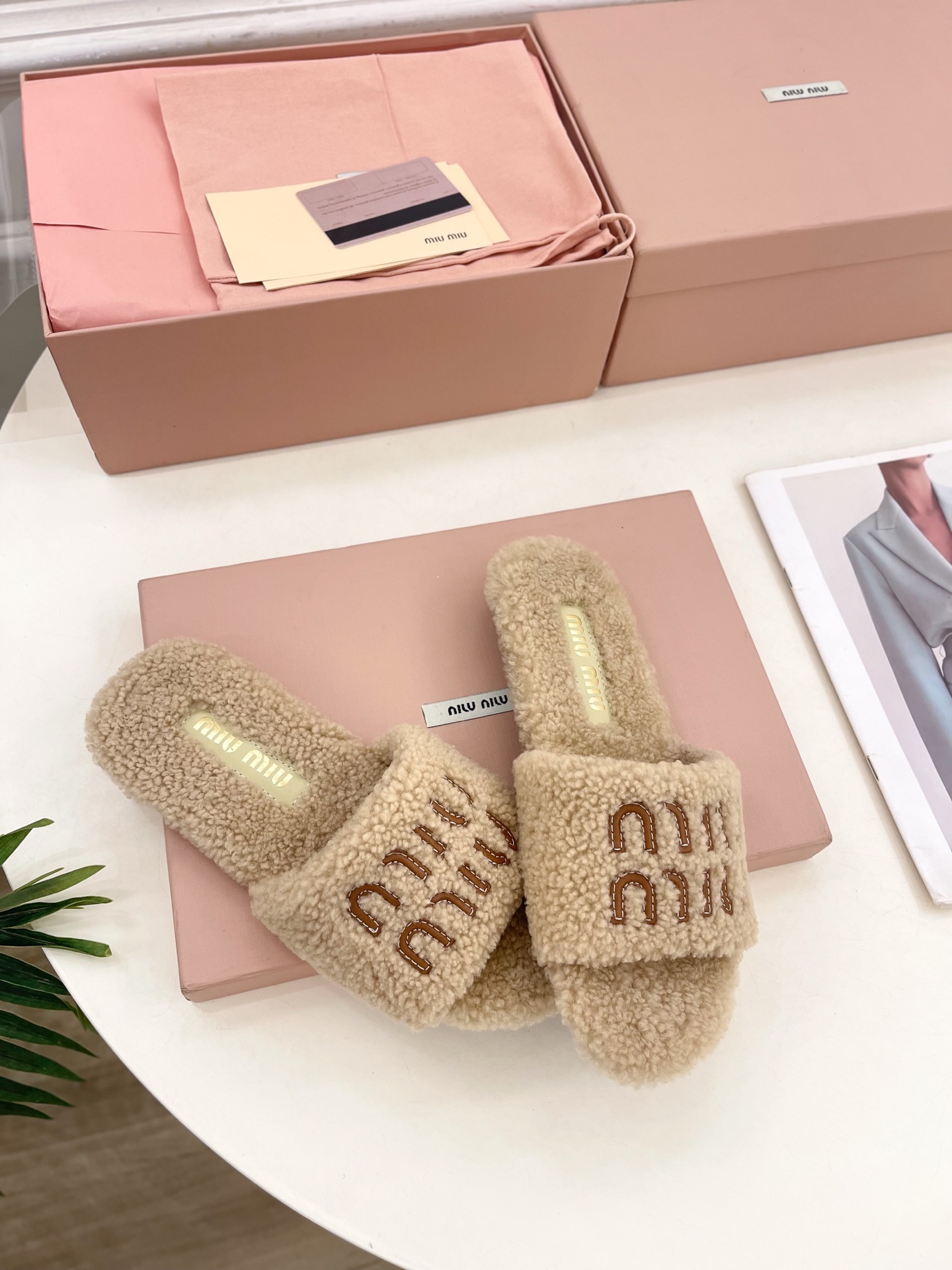 Miu Miu | 缪缪  25𝐬𝐬

🖤2025秋冬新品   专柜主打最新走秀款 经典字母平底毛毛拖鞋