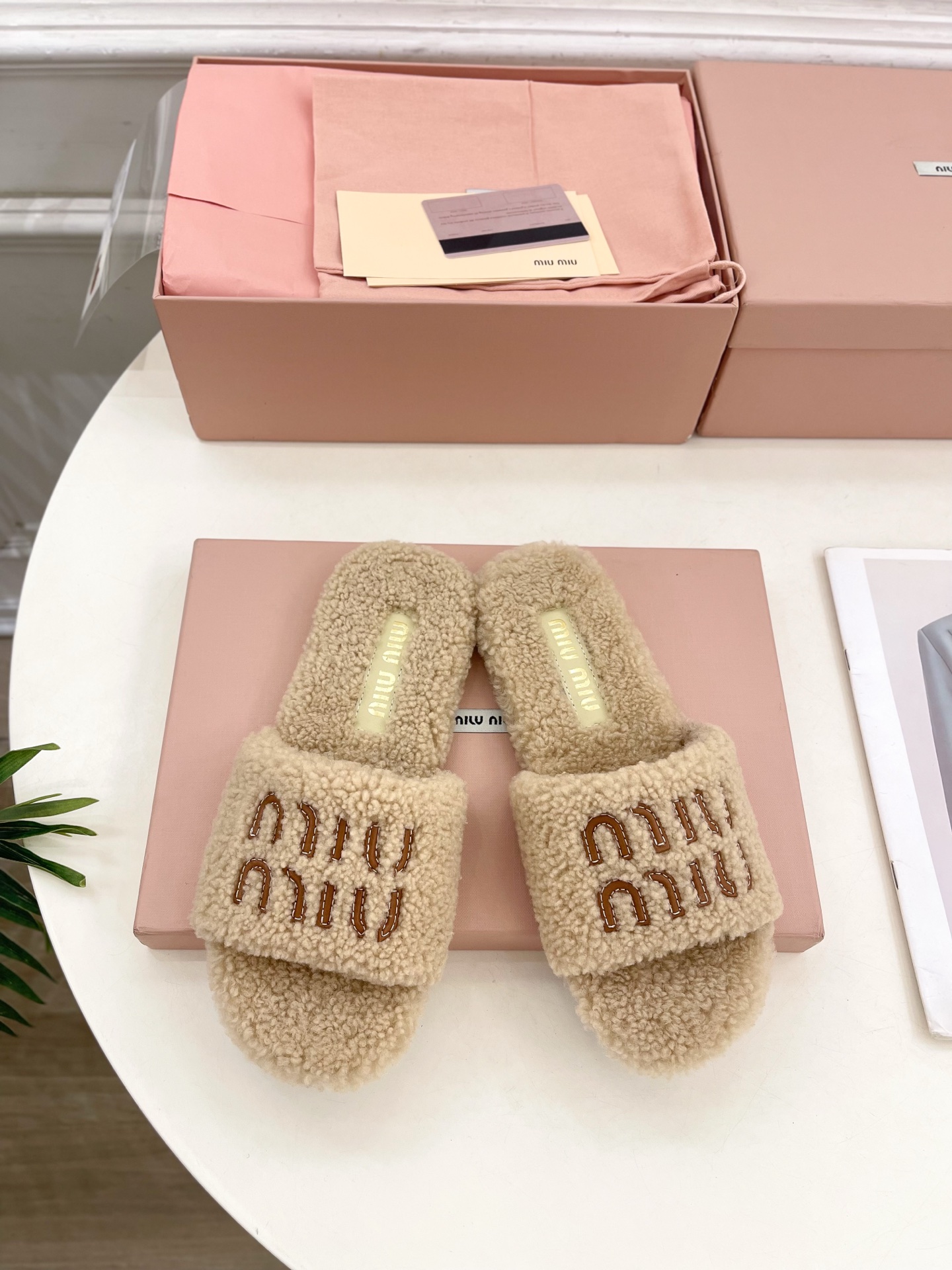 Miu Miu | 缪缪  25𝐬𝐬

🖤2025秋冬新品   专柜主打最新走秀款 经典字母平底毛毛拖鞋