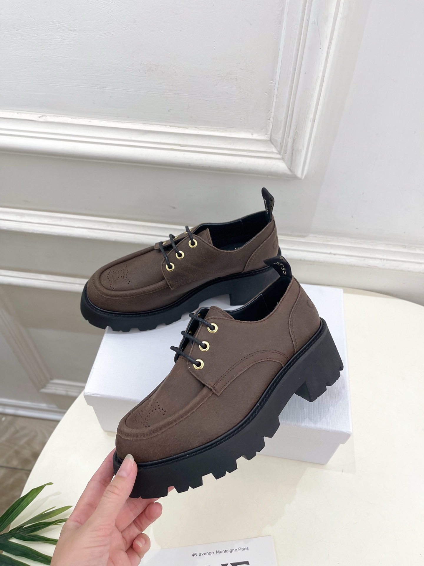 CELINE | 赛琳 25𝐬𝐬 💛2025秋冬新品 凯旋门TRIOMPHE厚底复古德比鞋上新！🔜BS 
