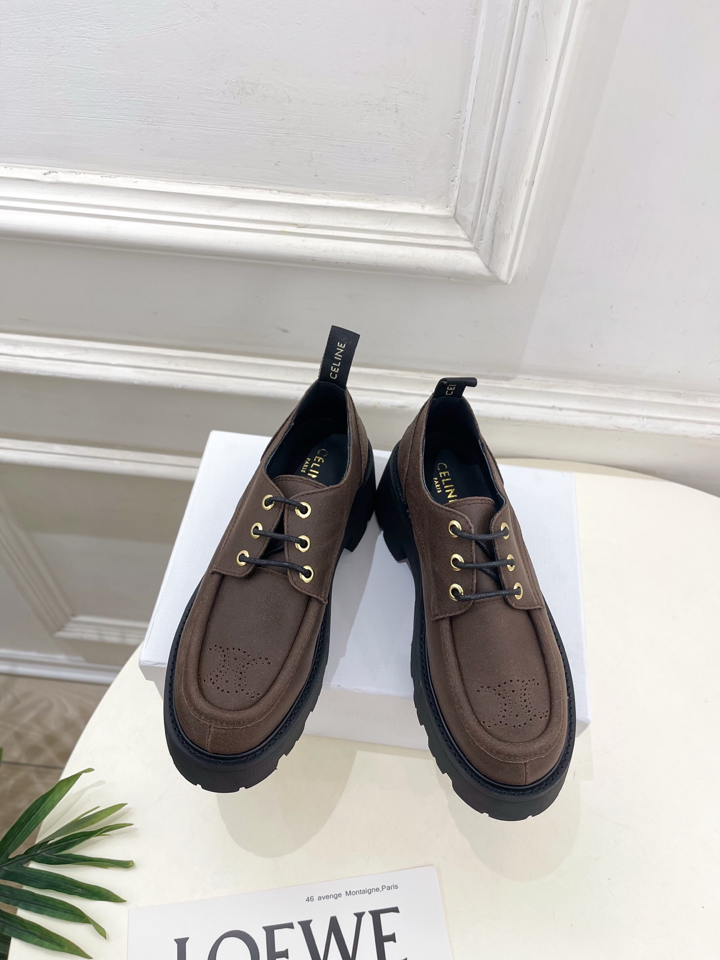 CELINE | 赛琳 25𝐬𝐬 💛2025秋冬新品 凯旋门TRIOMPHE厚底复古德比鞋上新！🔜BS 