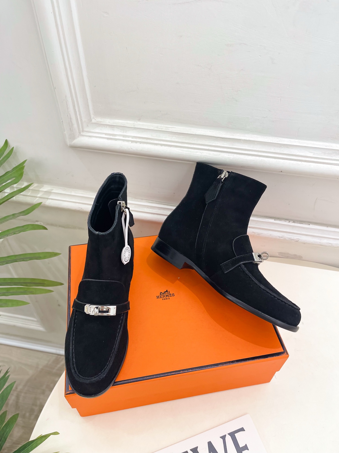 🐎𝐇𝐄𝐑𝐌𝐄* 爱玛仕 25𝐬𝐬 🌈专柜新款 2025秋冬新品走秀款 经典Kelly扣及踝靴短靴系列〰◽