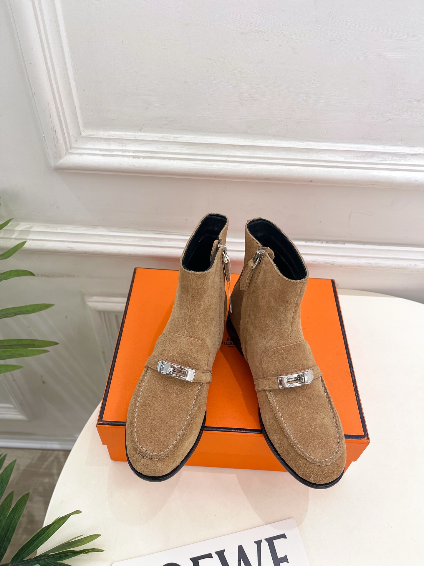 🐎𝐇𝐄𝐑𝐌𝐄* 爱玛仕 25𝐬𝐬 🌈专柜新款 2025秋冬新品走秀款 经典Kelly扣及踝靴短靴系列〰◽