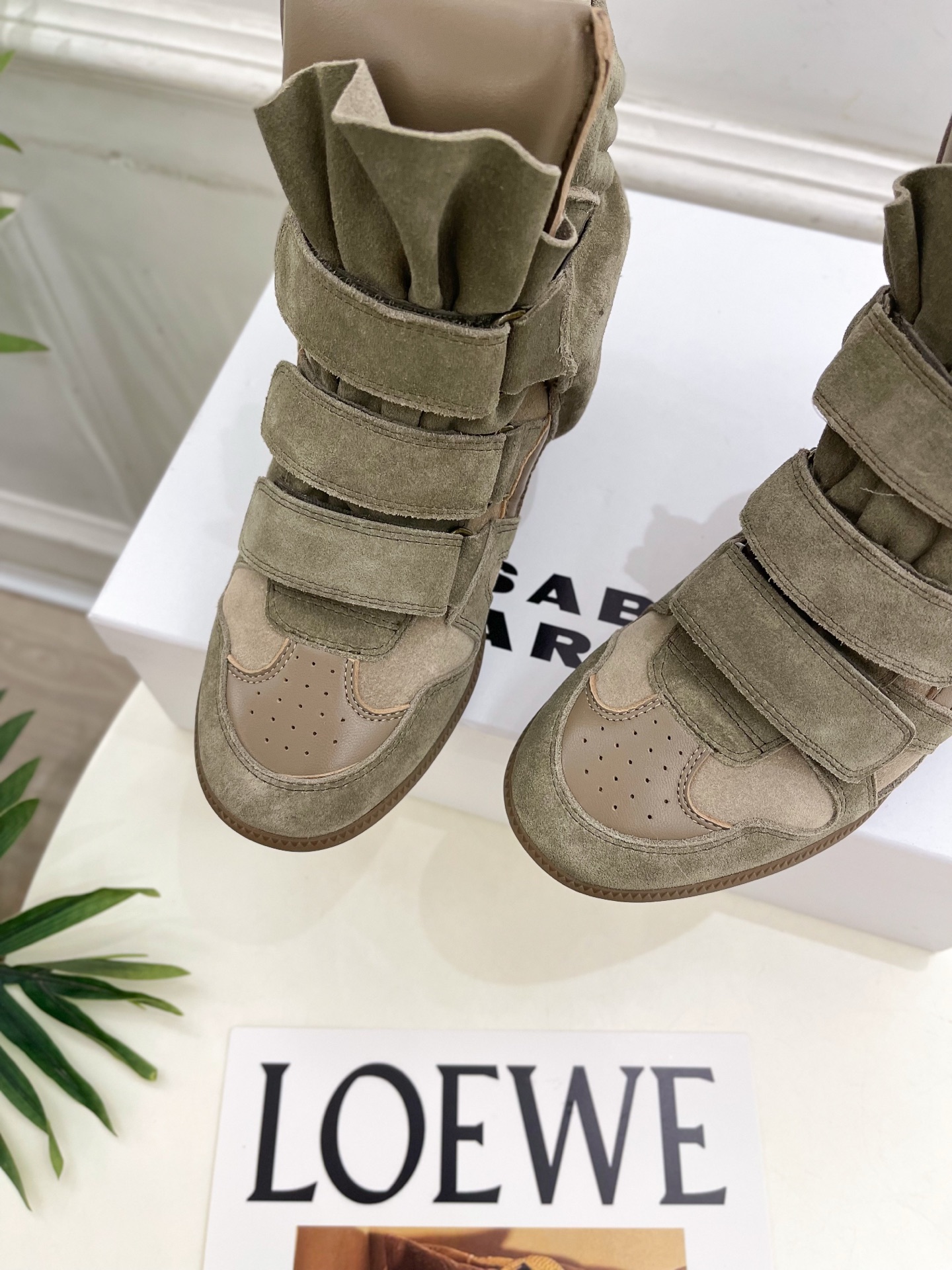 ISABEL MARANT | 伊莎贝尔 25𝐬𝐬2025秋冬新品 经典复古拼色内增高运动鞋——————