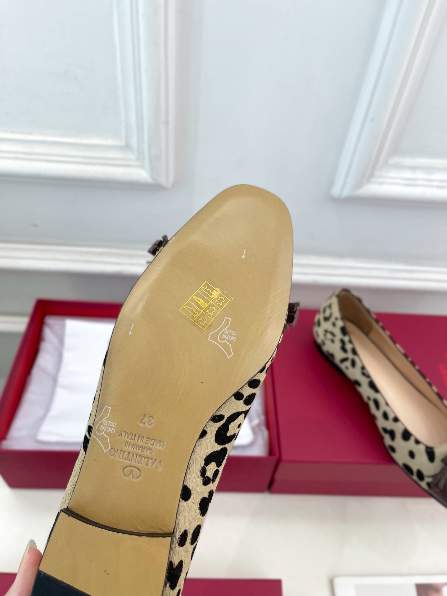 Valentino 华伦天奴 2025春夏新品 VALET DU ROI 双色芭蕾舞平底鞋上新☑️———