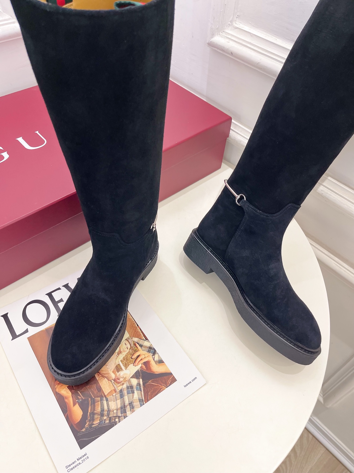 Gucci | 古驰 25𝐬𝐬 ⭐️2025 G家秋冬新品 经典马衔扣一脚蹬长靴 主打系列终于面世，狠货