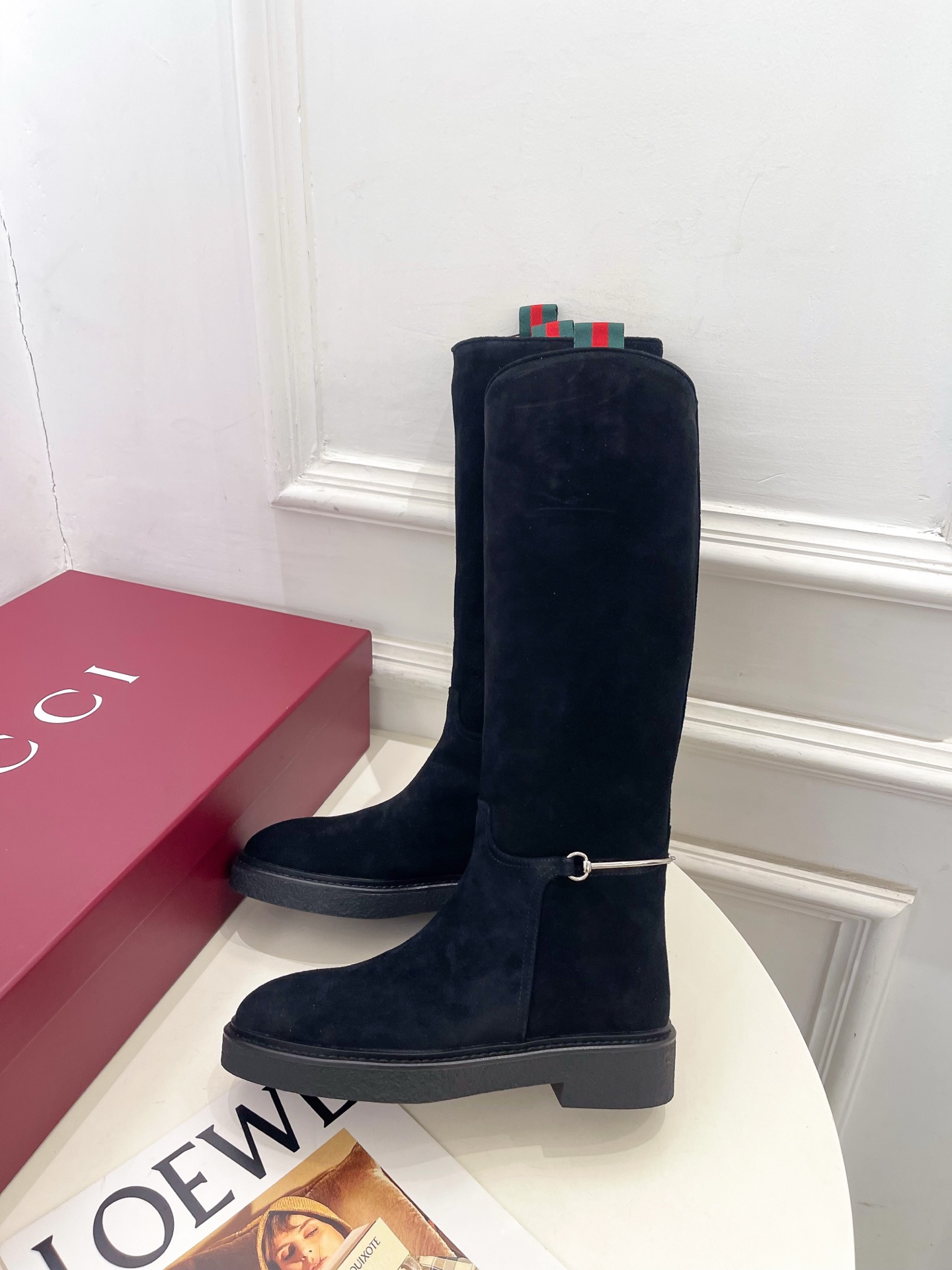 Gucci | 古驰 25𝐬𝐬 ⭐️2025 G家秋冬新品 经典马衔扣一脚蹬长靴 主打系列终于面世，狠货