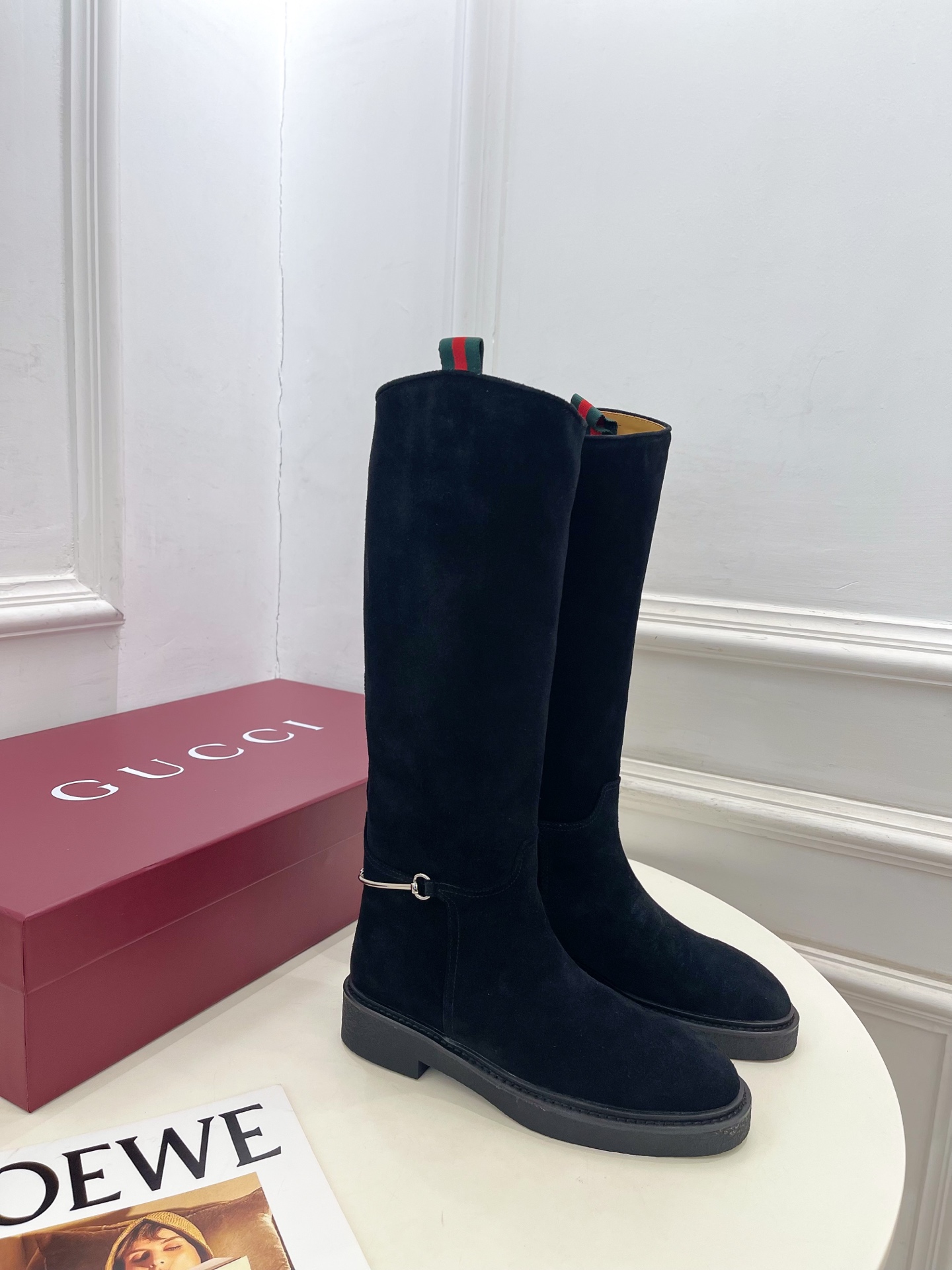 Gucci | 古驰 25𝐬𝐬 ⭐️2025 G家秋冬新品 经典马衔扣一脚蹬长靴 主打系列终于面世，狠货