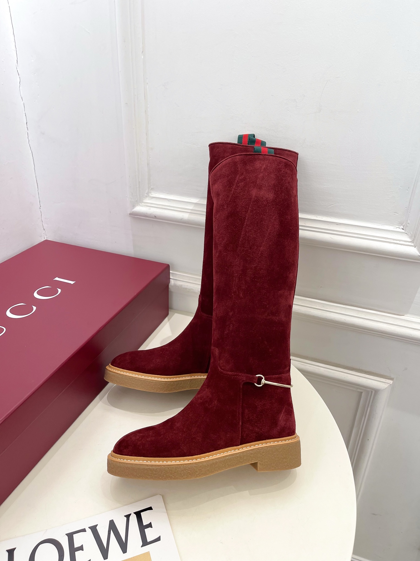 Gucci | 古驰 25𝐬𝐬 ⭐️2025 G家秋冬新品 经典马衔扣一脚蹬长靴 主打系列终于面世，狠货