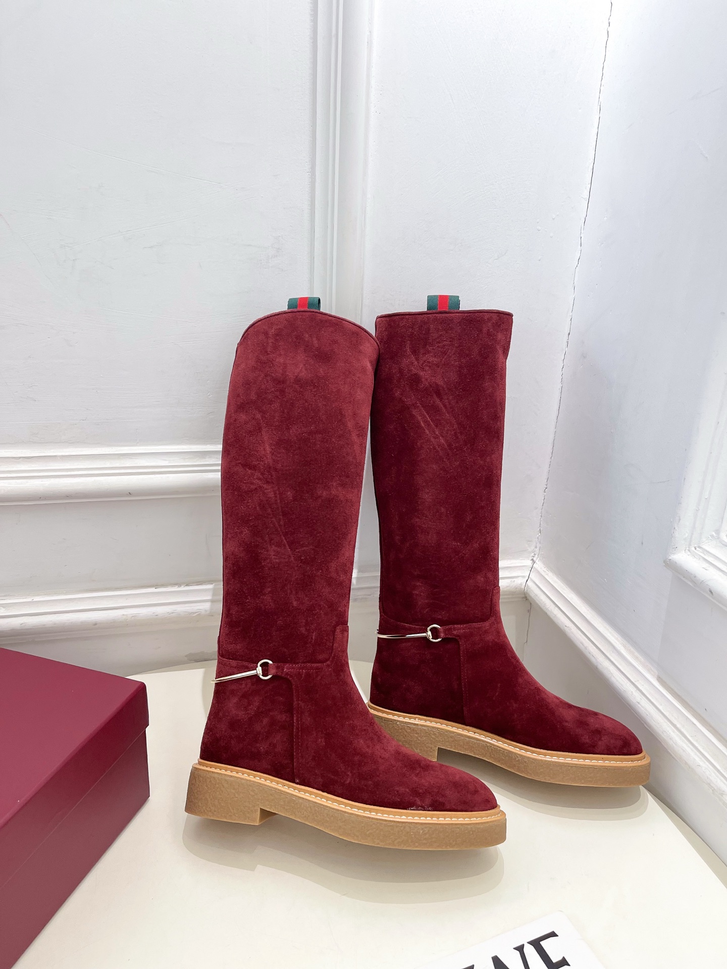 Gucci | 古驰 25𝐬𝐬 ⭐️2025 G家秋冬新品 经典马衔扣一脚蹬长靴 主打系列终于面世，狠货