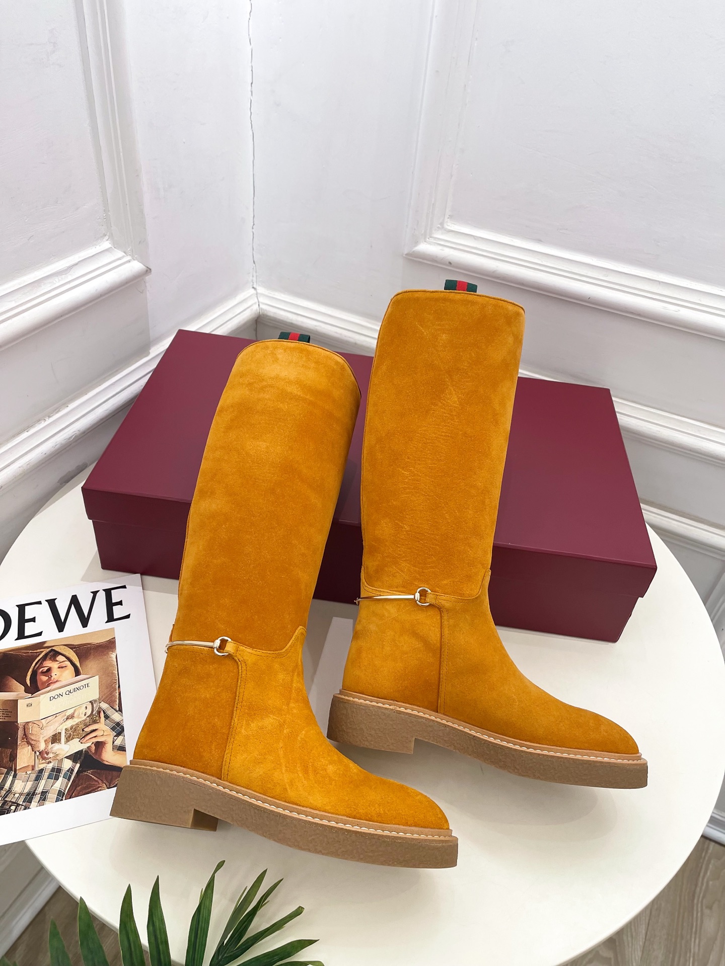 Gucci | 古驰 25𝐬𝐬 ⭐️2025 G家秋冬新品 经典马衔扣一脚蹬长靴 主打系列终于面世，狠货