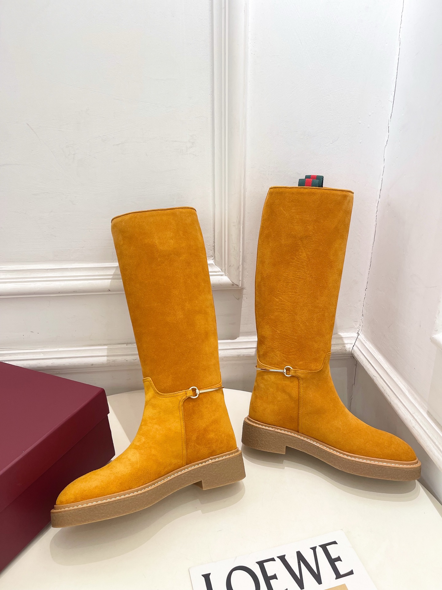 Gucci | 古驰 25𝐬𝐬 ⭐️2025 G家秋冬新品 经典马衔扣一脚蹬长靴 主打系列终于面世，狠货