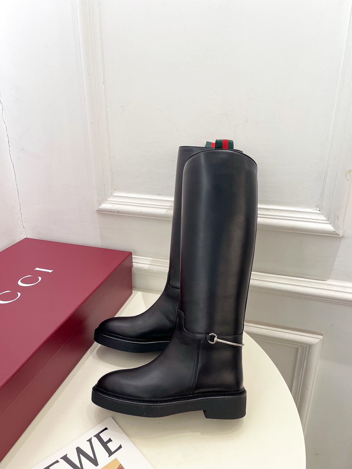 Gucci | 古驰 25𝐬𝐬 ⭐️2025 G家秋冬新品 经典马衔扣一脚蹬长靴 主打系列终于面世，狠货