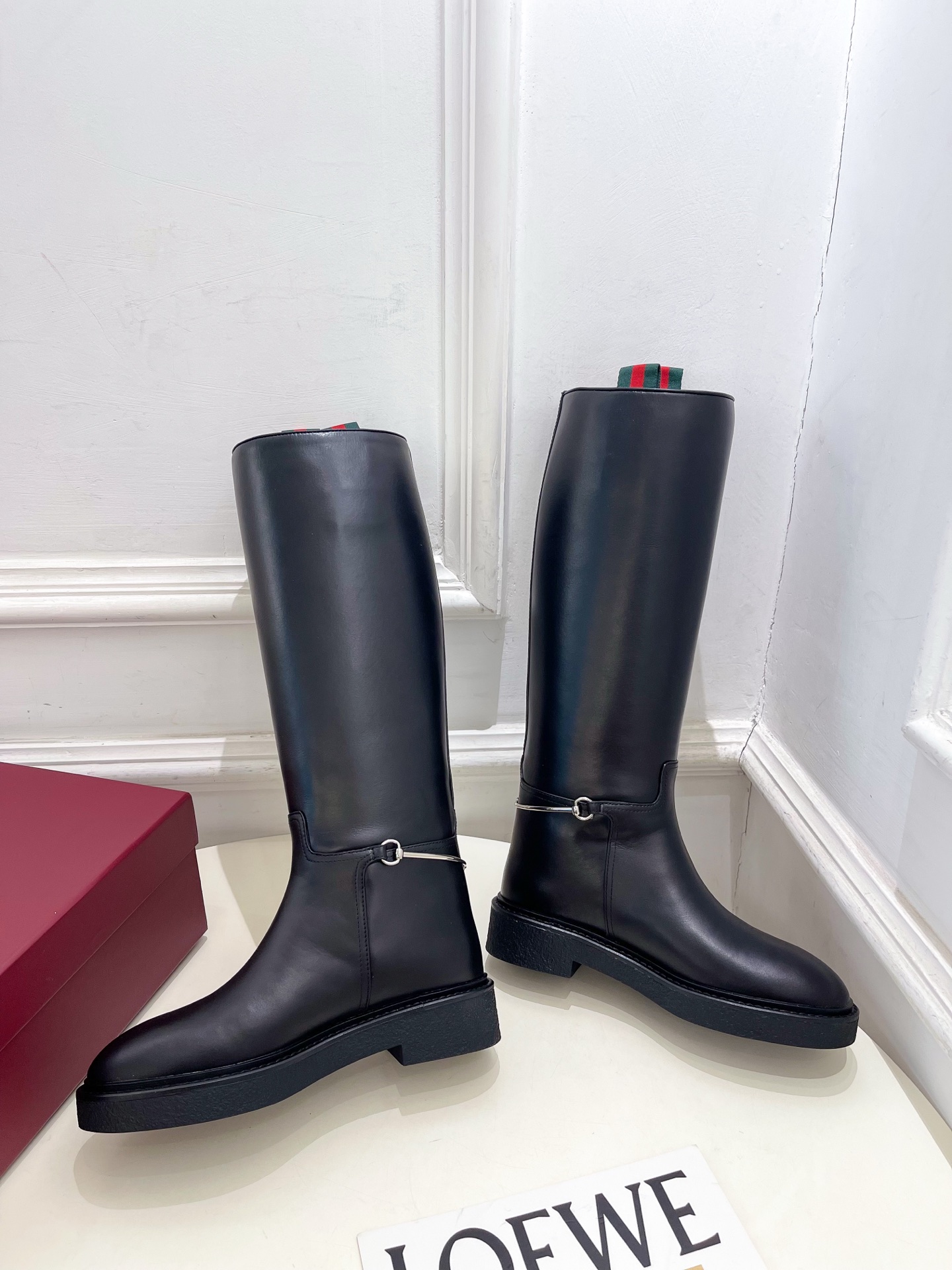 Gucci | 古驰 25𝐬𝐬 ⭐️2025 G家秋冬新品 经典马衔扣一脚蹬长靴 主打系列终于面世，狠货