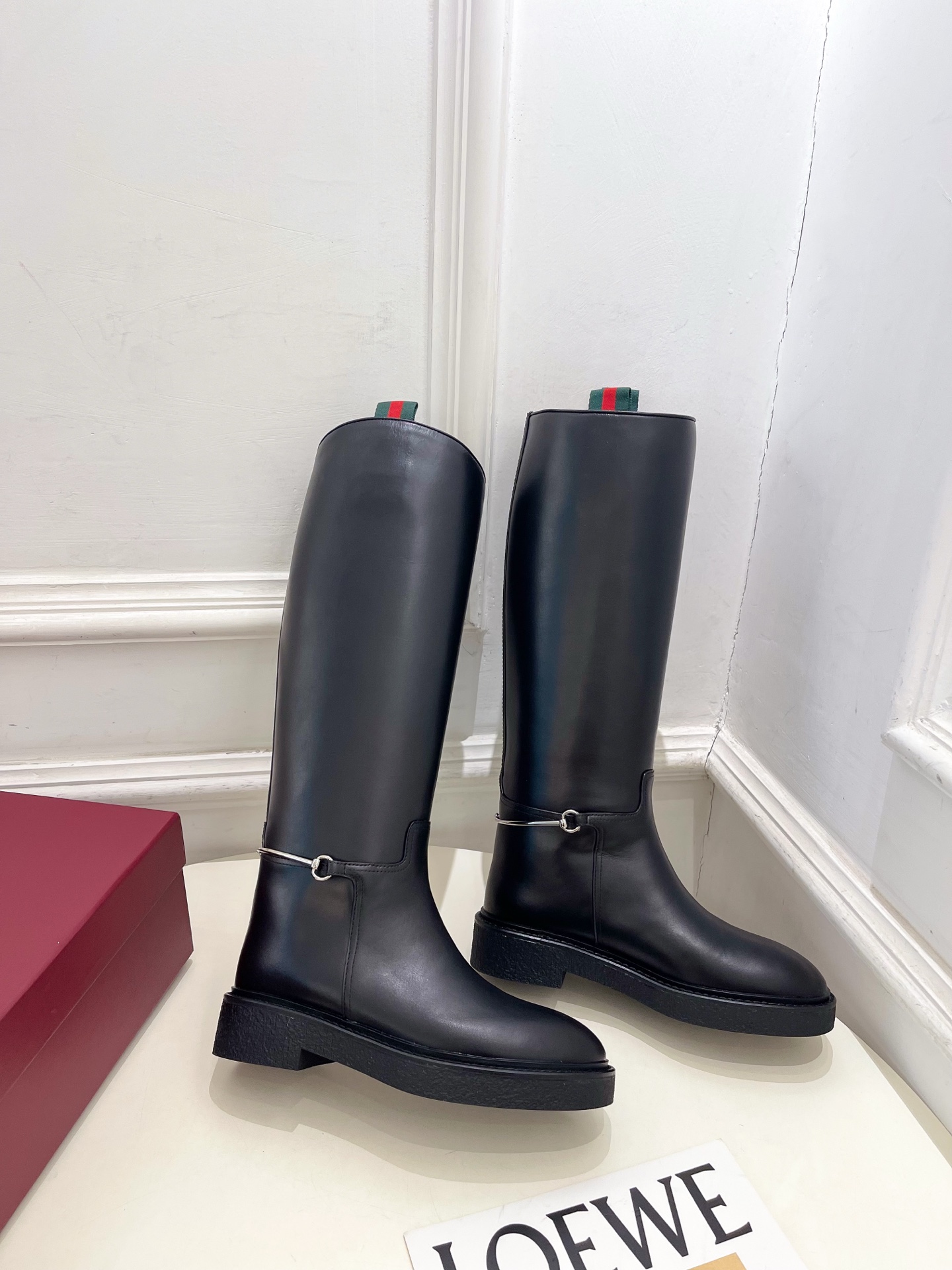 Gucci | 古驰 25𝐬𝐬 ⭐️2025 G家秋冬新品 经典马衔扣一脚蹬长靴 主打系列终于面世，狠货