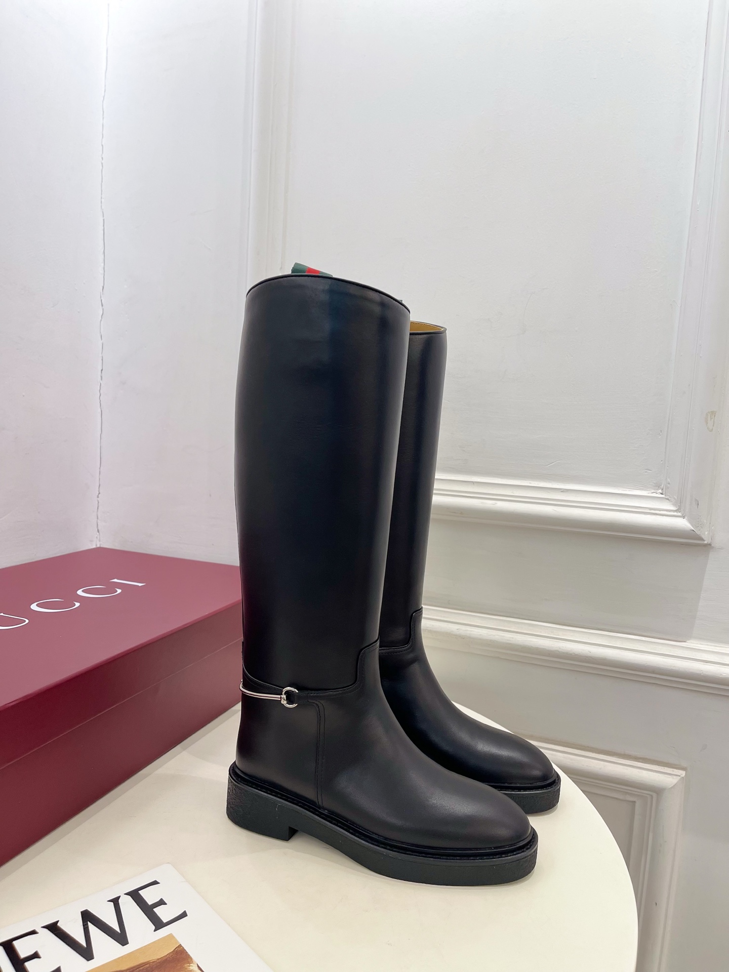 Gucci | 古驰 25𝐬𝐬 ⭐️2025 G家秋冬新品 经典马衔扣一脚蹬长靴 主打系列终于面世，狠货