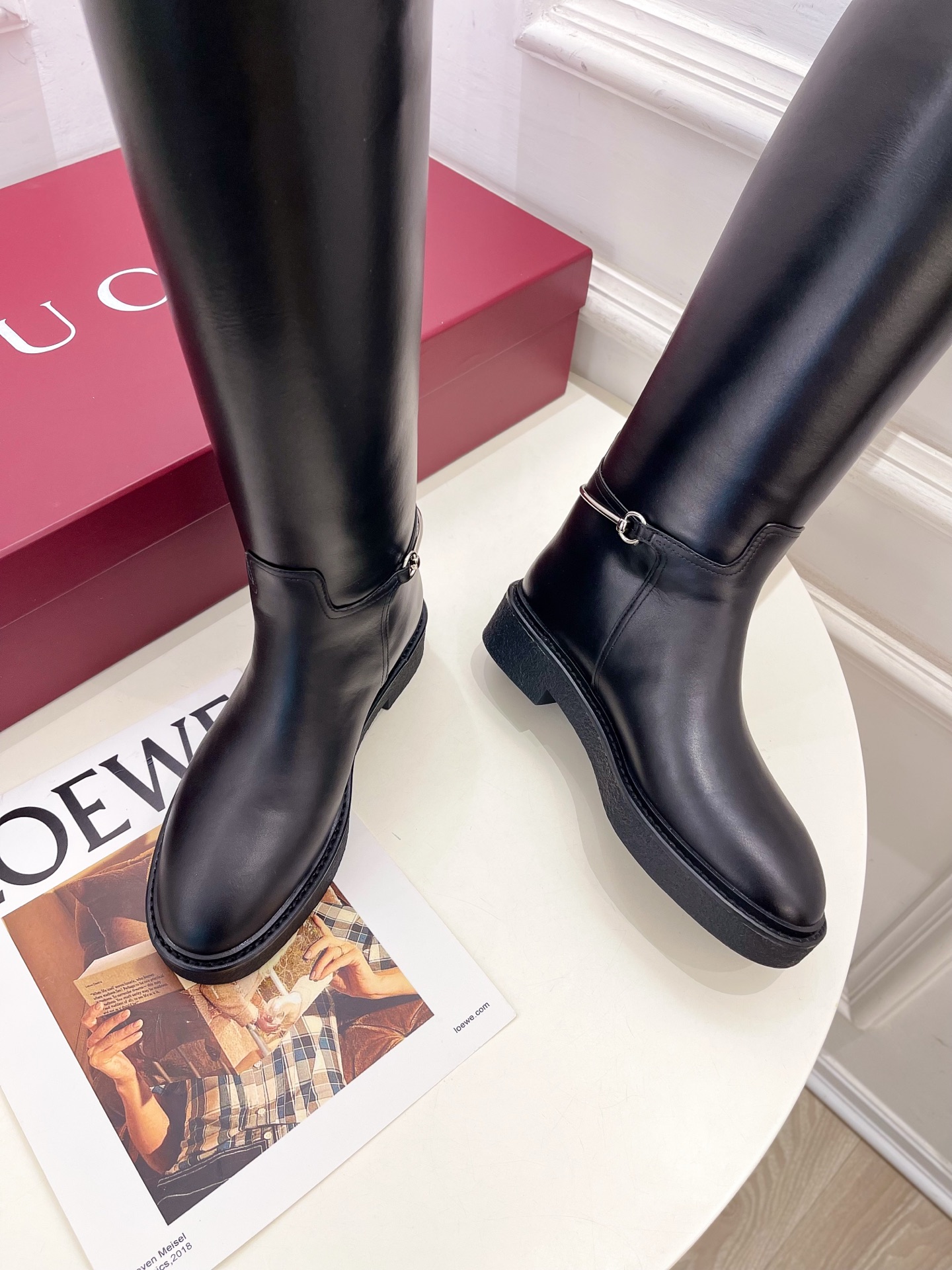Gucci | 古驰 25𝐬𝐬 ⭐️2025 G家秋冬新品 经典马衔扣一脚蹬长靴 主打系列终于面世，狠货