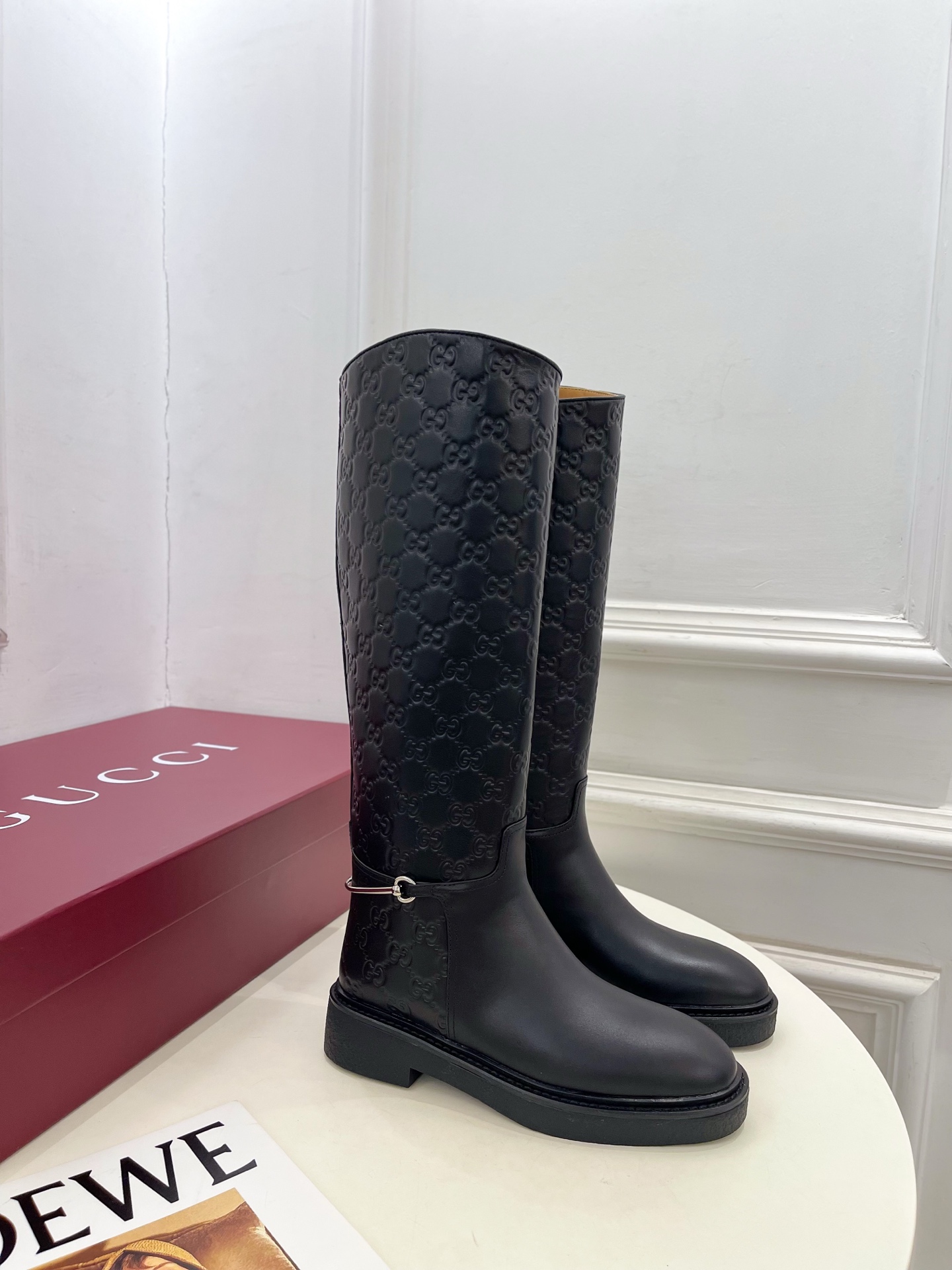 Gucci | 古驰 25𝐬𝐬 ⭐️2025 G家秋冬新品 经典马衔扣一脚蹬长靴 主打系列终于面世，狠货