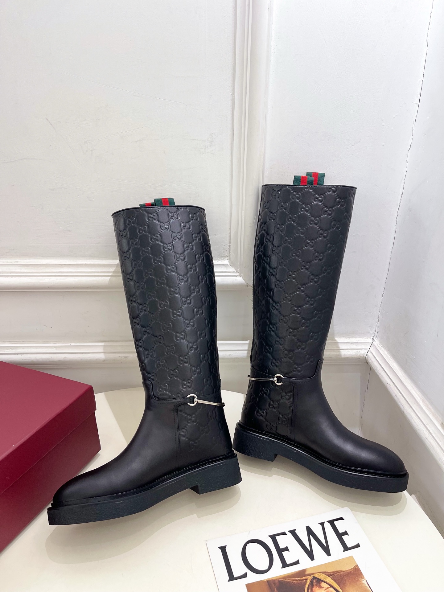 Gucci | 古驰 25𝐬𝐬 ⭐️2025 G家秋冬新品 经典马衔扣一脚蹬长靴 主打系列终于面世，狠货