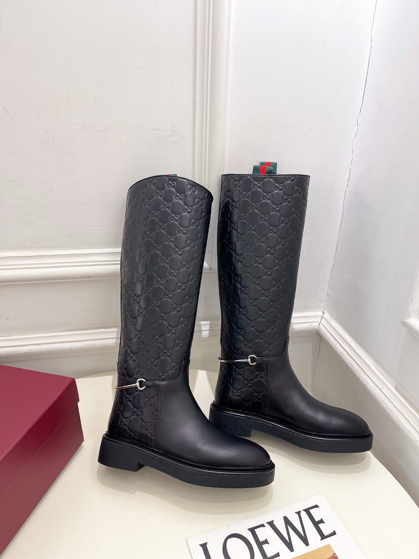 Gucci | 古驰 25𝐬𝐬 ⭐️2025 G家秋冬新品 经典马衔扣一脚蹬长靴 主打系列终于面世，狠货