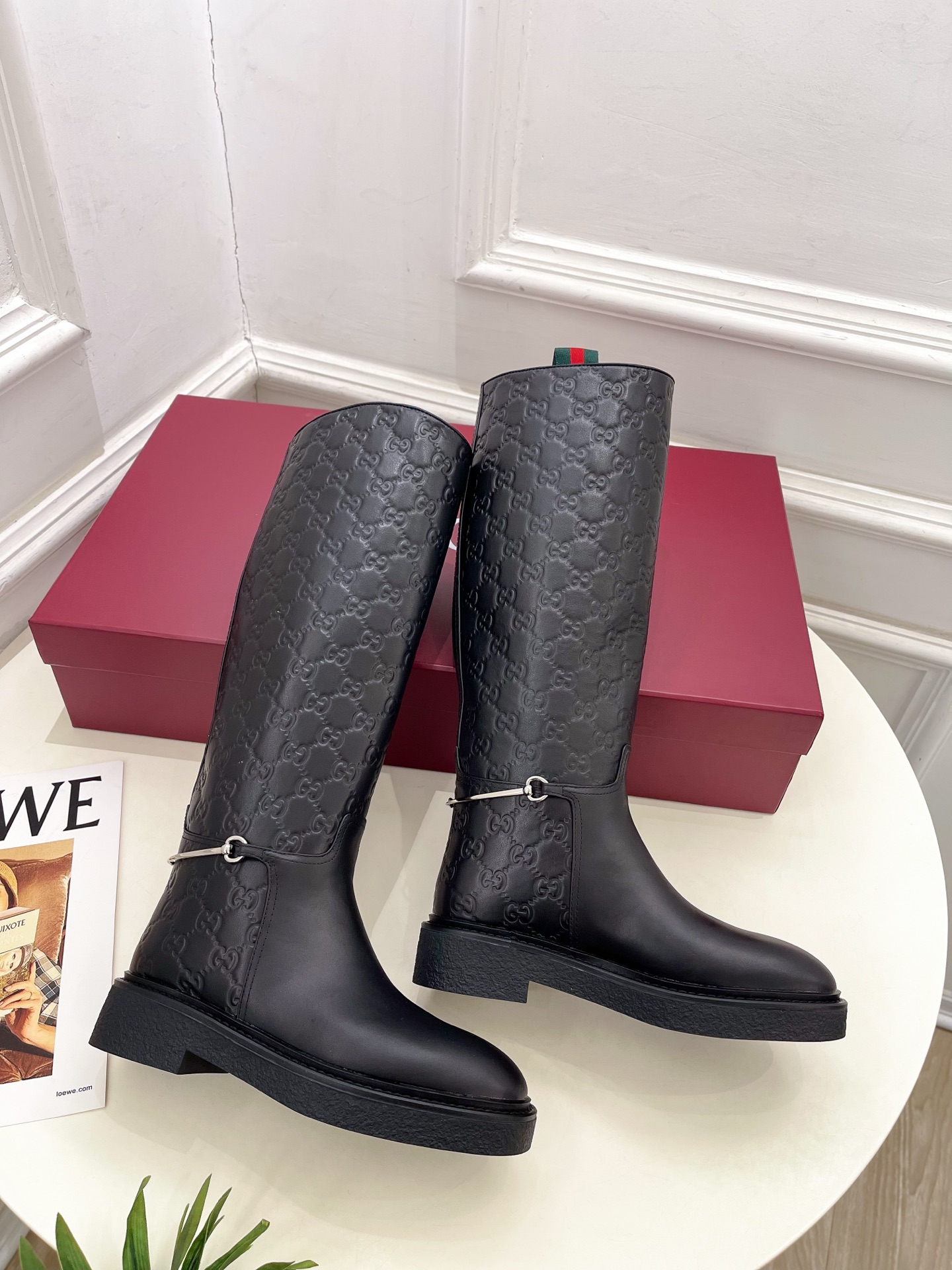 Gucci | 古驰 25𝐬𝐬 ⭐️2025 G家秋冬新品 经典马衔扣一脚蹬长靴 主打系列终于面世，狠货