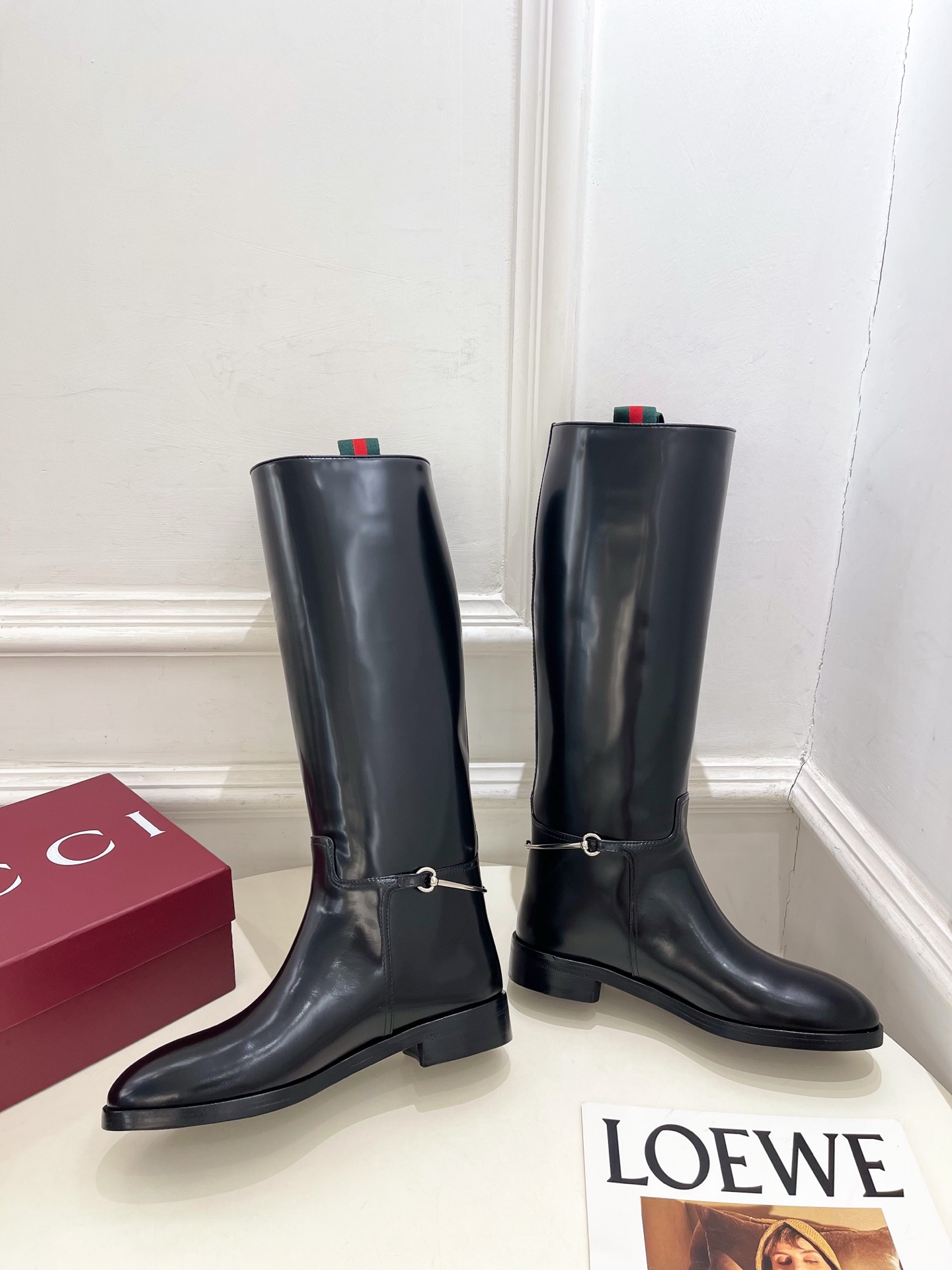 Gucci | 古驰 25𝐬𝐬 ⭐️2025秋冬新品 G家经典长条马衔扣长靴 主打系列终于面世，狠货值得