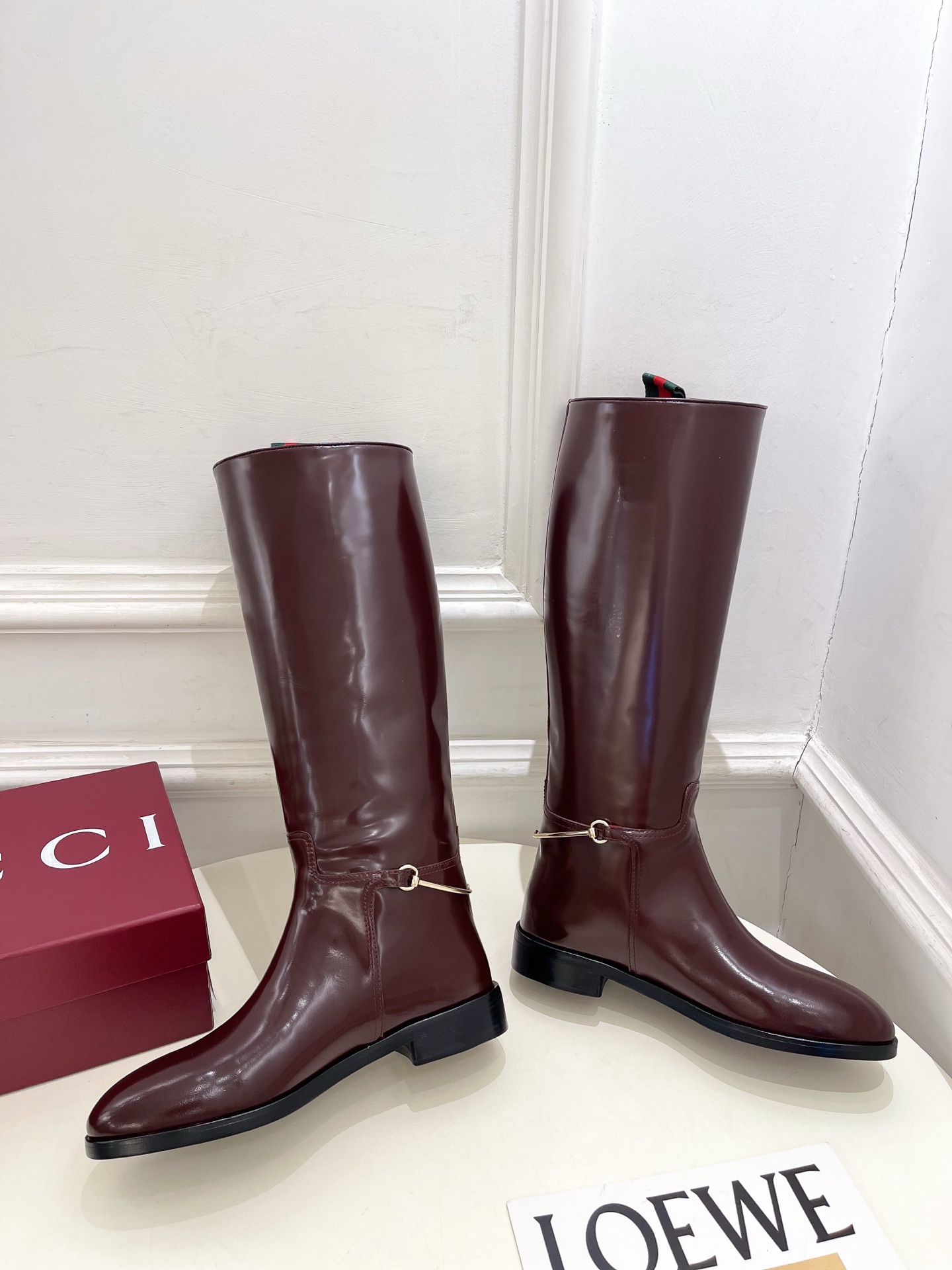 Gucci | 古驰 25𝐬𝐬 ⭐️2025秋冬新品 G家经典长条马衔扣长靴 主打系列终于面世，狠货值得