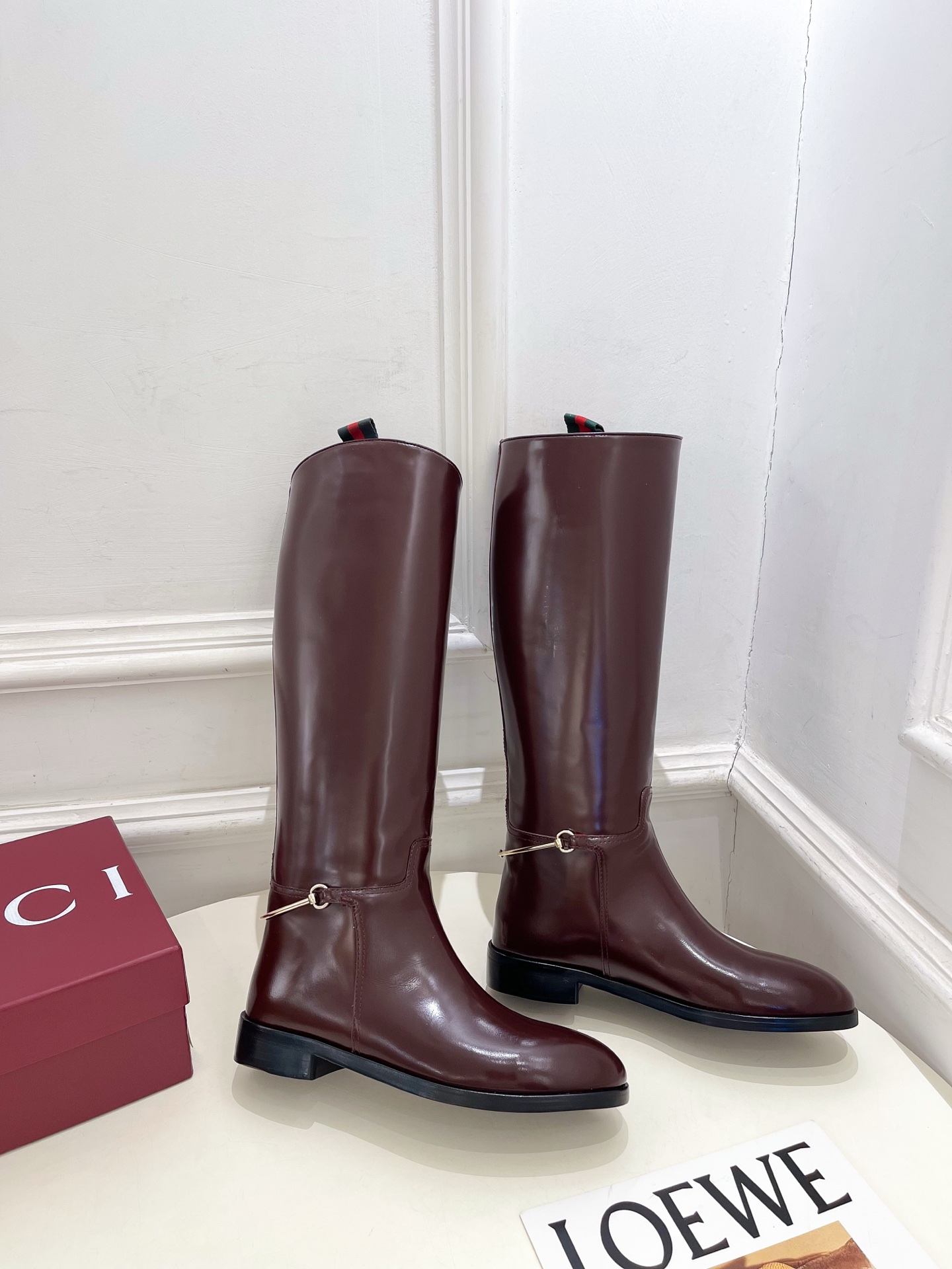 Gucci | 古驰 25𝐬𝐬 ⭐️2025秋冬新品 G家经典长条马衔扣长靴 主打系列终于面世，狠货值得
