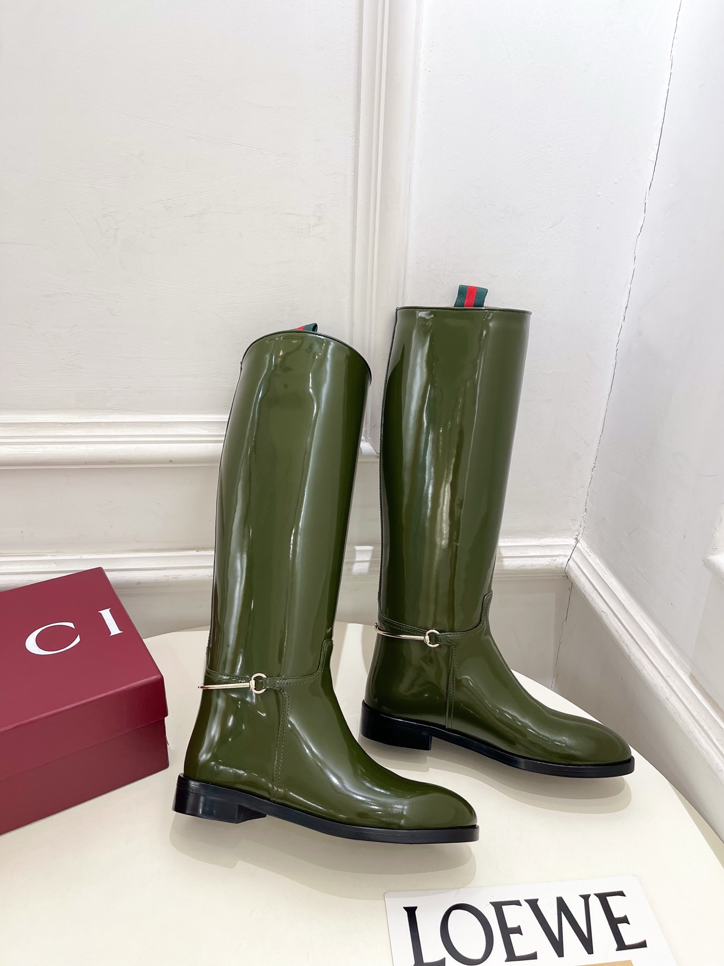 Gucci | 古驰 25𝐬𝐬 ⭐️2025秋冬新品 G家经典长条马衔扣长靴 主打系列终于面世，狠货值得