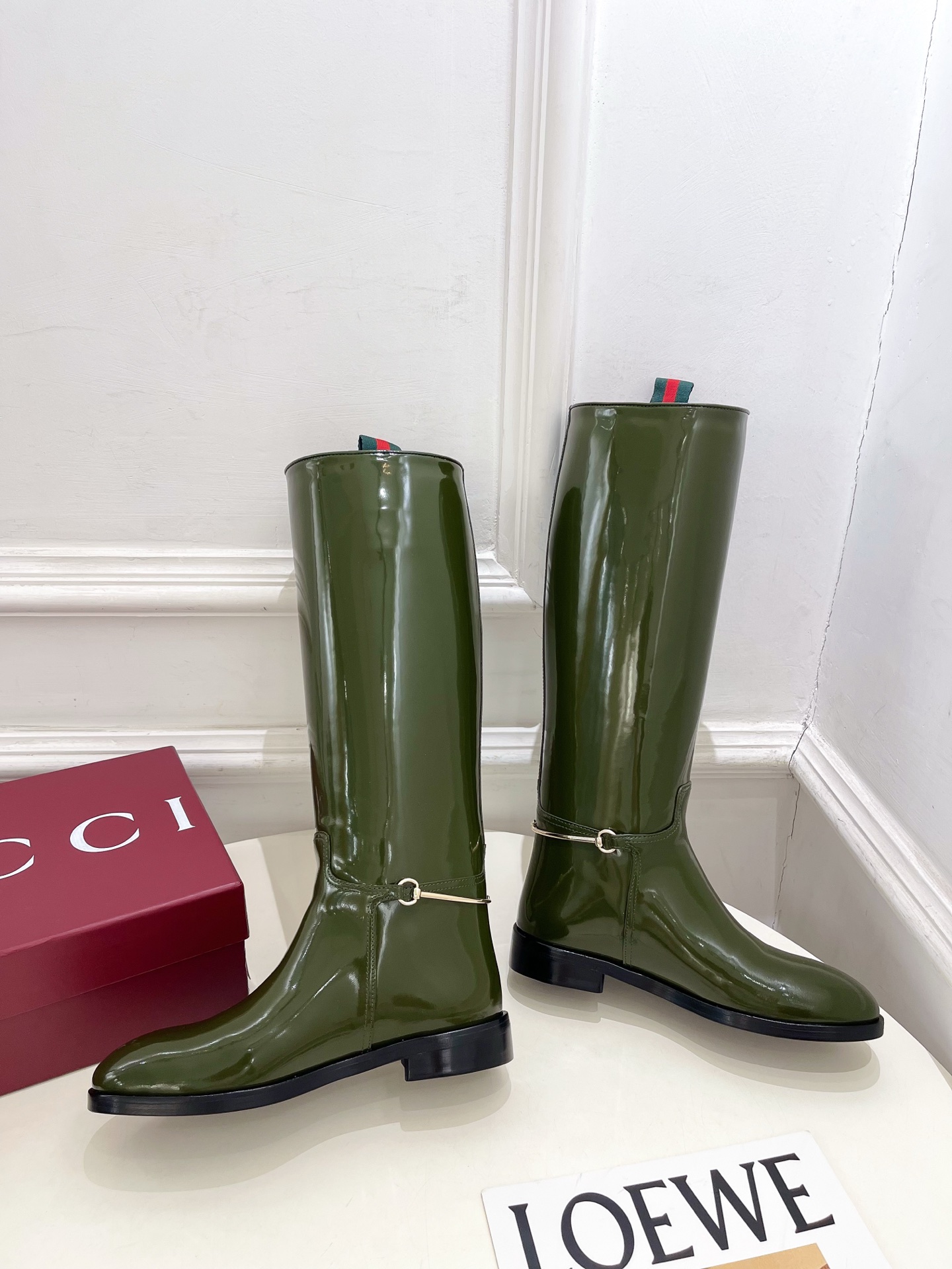Gucci | 古驰 25𝐬𝐬 ⭐️2025秋冬新品 G家经典长条马衔扣长靴 主打系列终于面世，狠货值得