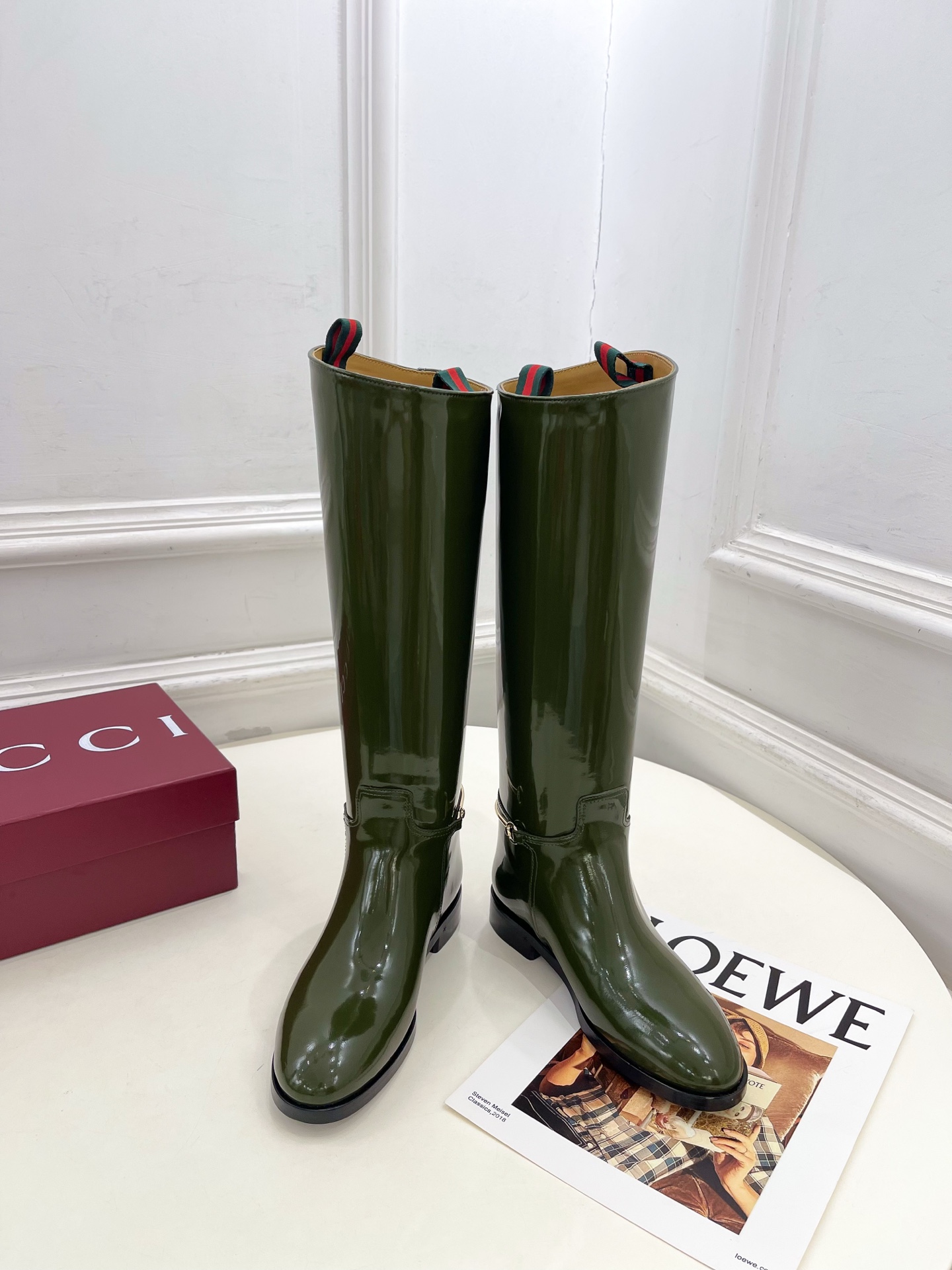 Gucci | 古驰 25𝐬𝐬 ⭐️2025秋冬新品 G家经典长条马衔扣长靴 主打系列终于面世，狠货值得