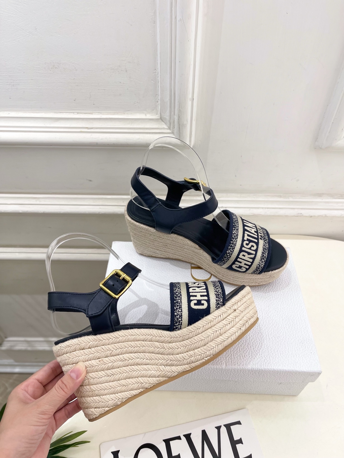 Dior | 迪奥 25 𝐬𝐬 🧡💚2025春夏新品 顶级版本⚠️专柜主打新款 Dway 字母刺绣麻绳坡